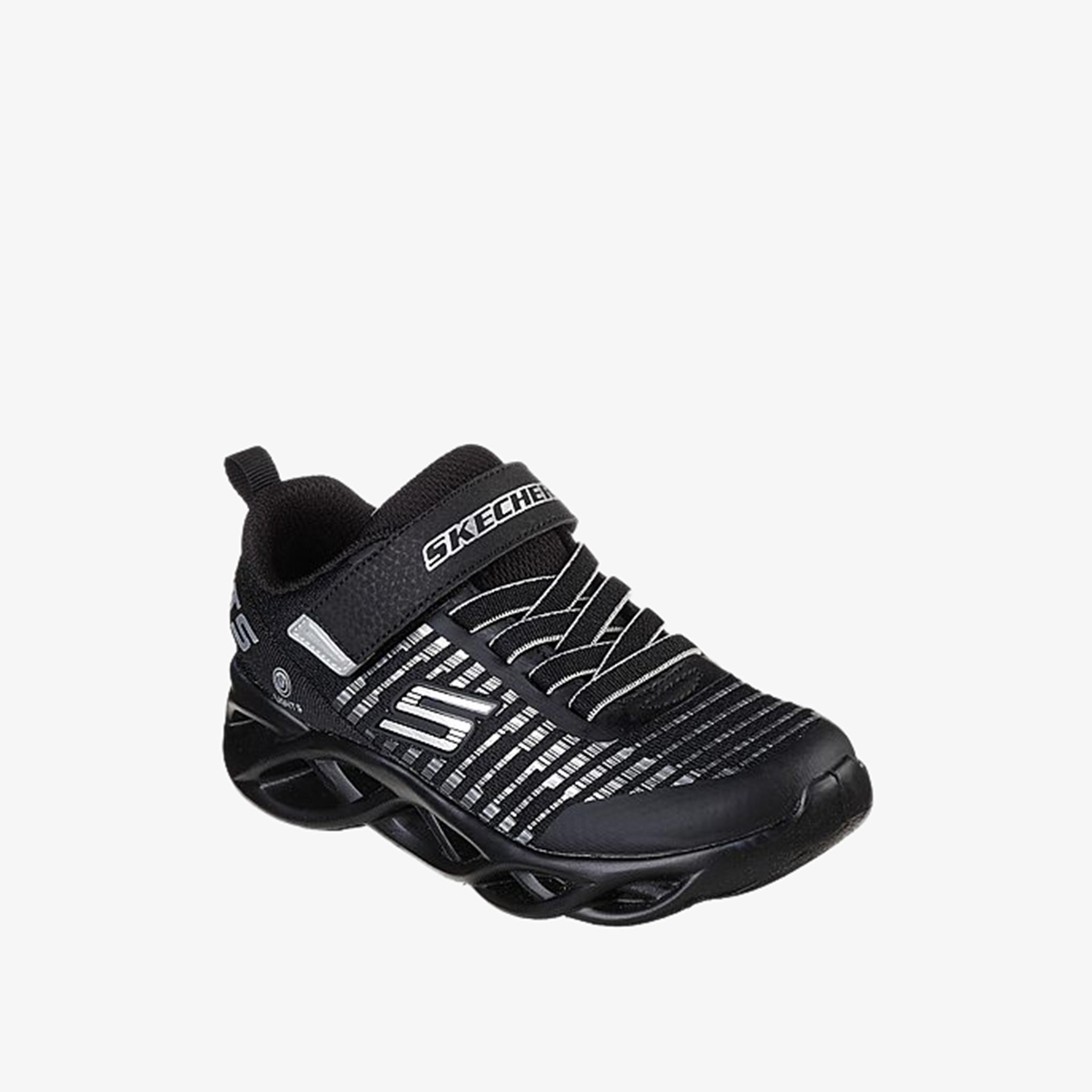 Skechers Kids Twisty Brights Trainers - 401650L-BKSL-boys-shoes-sneakers-image-2