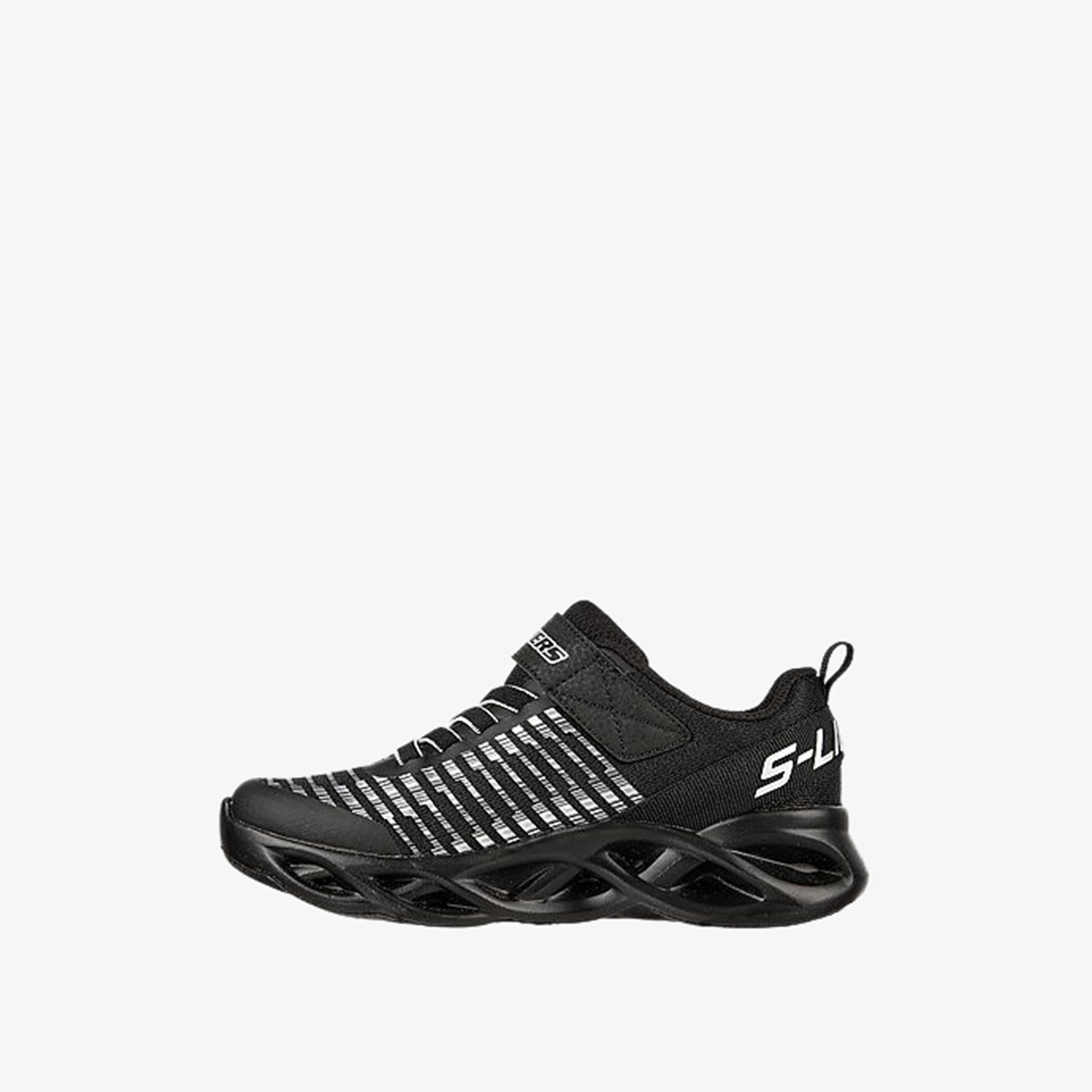 Skechers Kids Twisty Brights Trainers - 401650L-BKSL-boys-shoes-sneakers-image-5