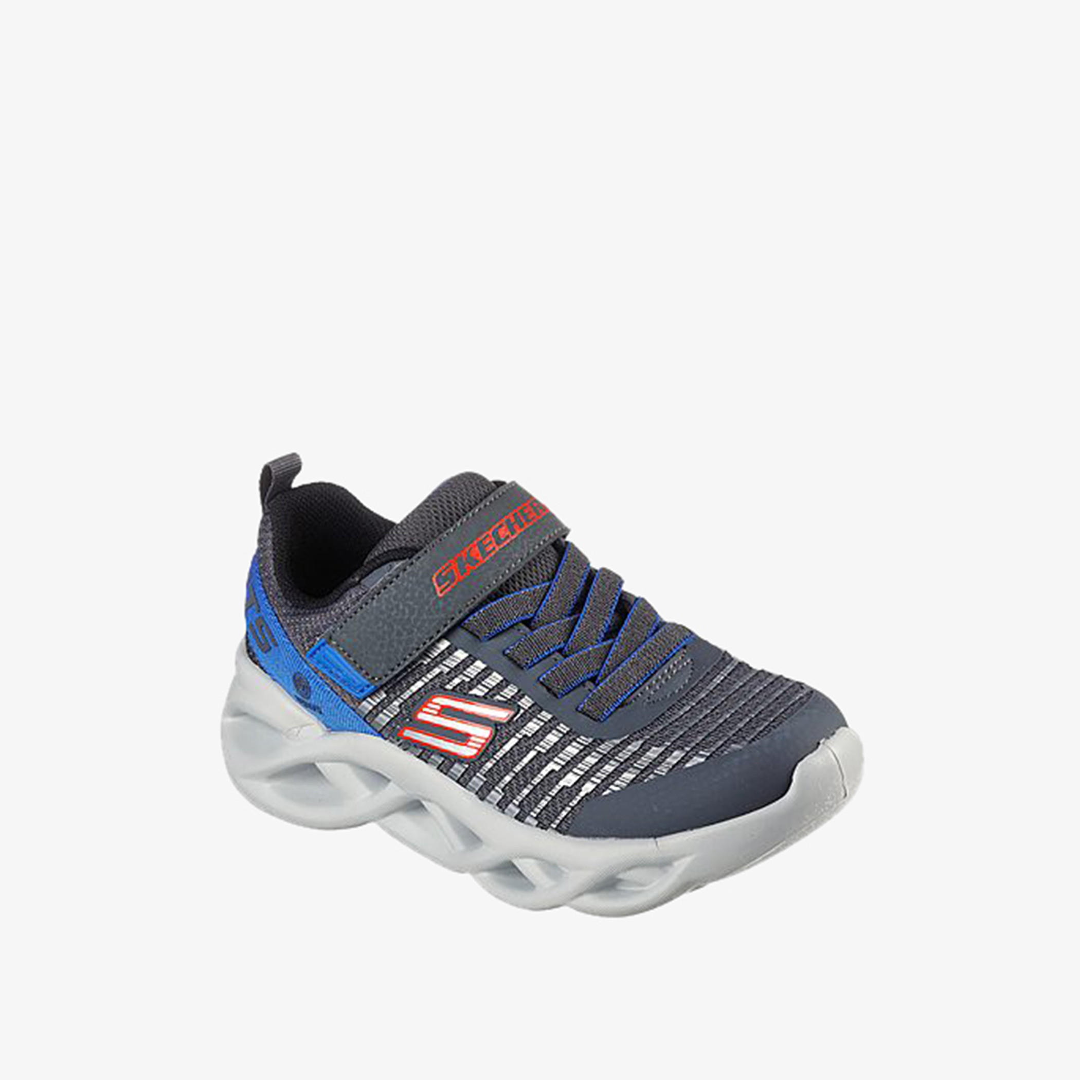 Skechers Boys' Twisty Brights Trainers - 401650L-CCBL-boys-shoes-sneakers-image-1