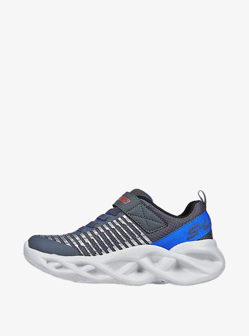 Skechers Boys' Twisty Brights Trainers - 401650L-CCBL-boys-shoes-sneakers-image-5