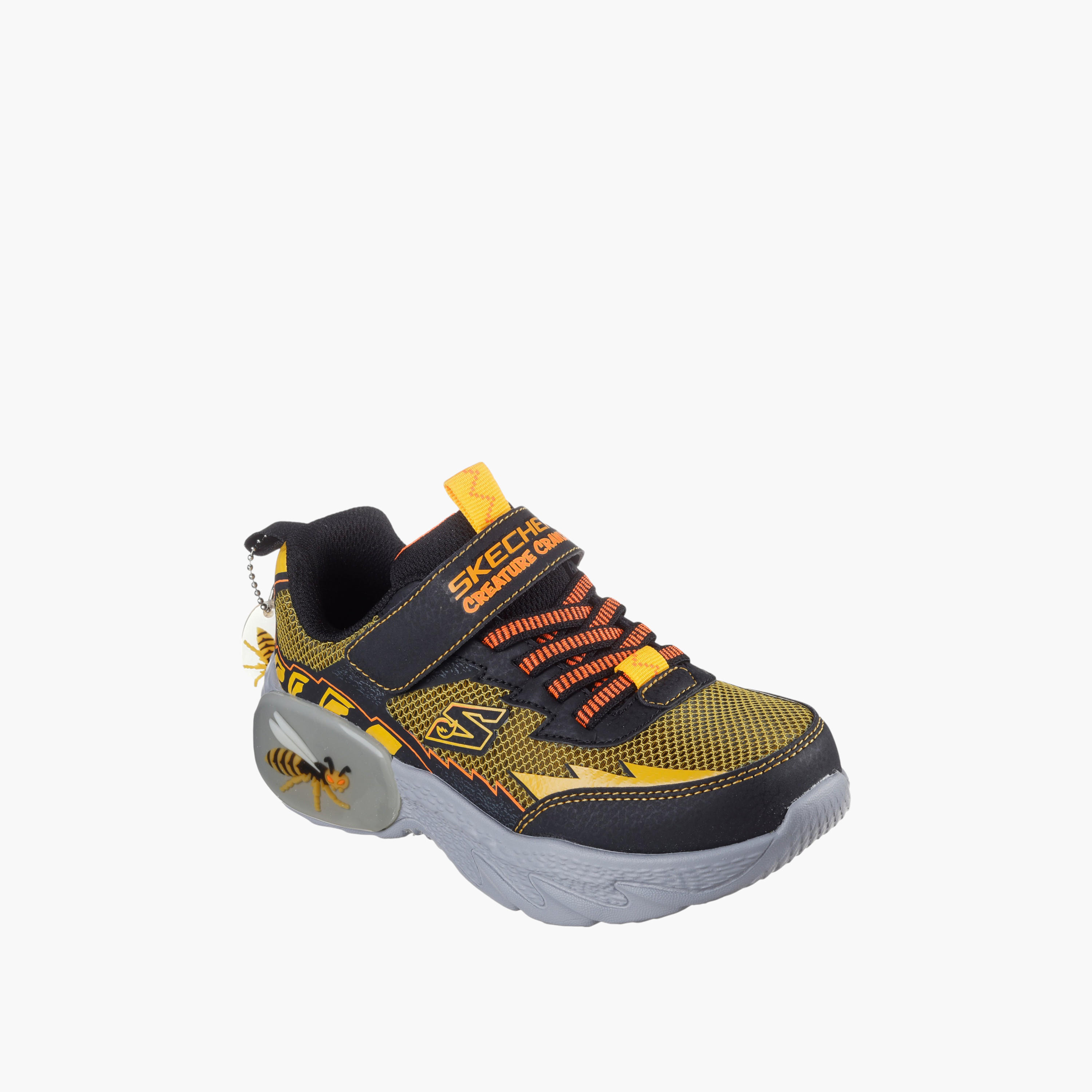 Skechers Boys Creaturecrawlers Hook & Loop Cushioned Sole Trainer Shoes-boys-shoes-sneakers-image-1