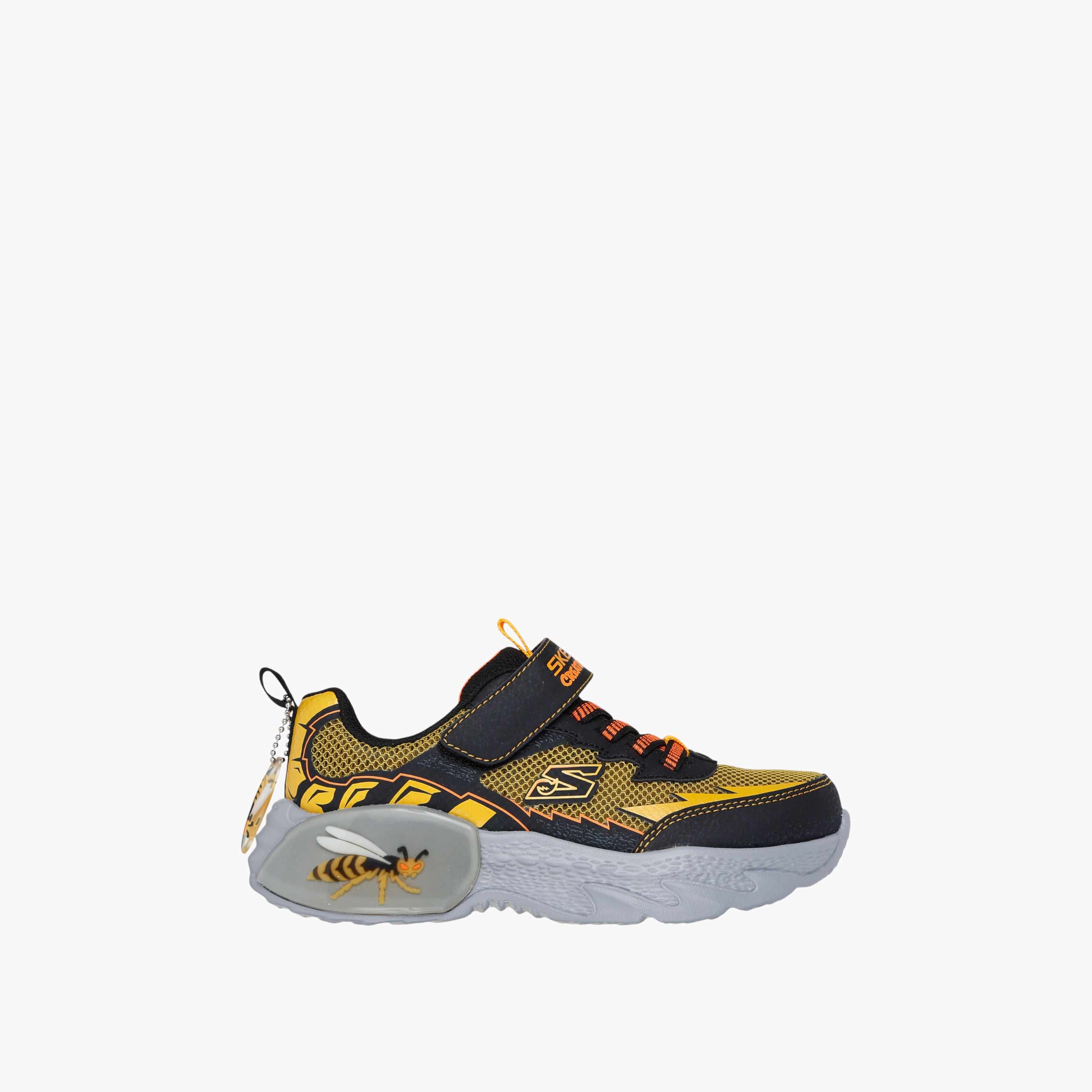 Skechers Boys Creaturecrawlers Hook & Loop Cushioned Sole Trainer Shoes-boys-shoes-sneakers-image-2
