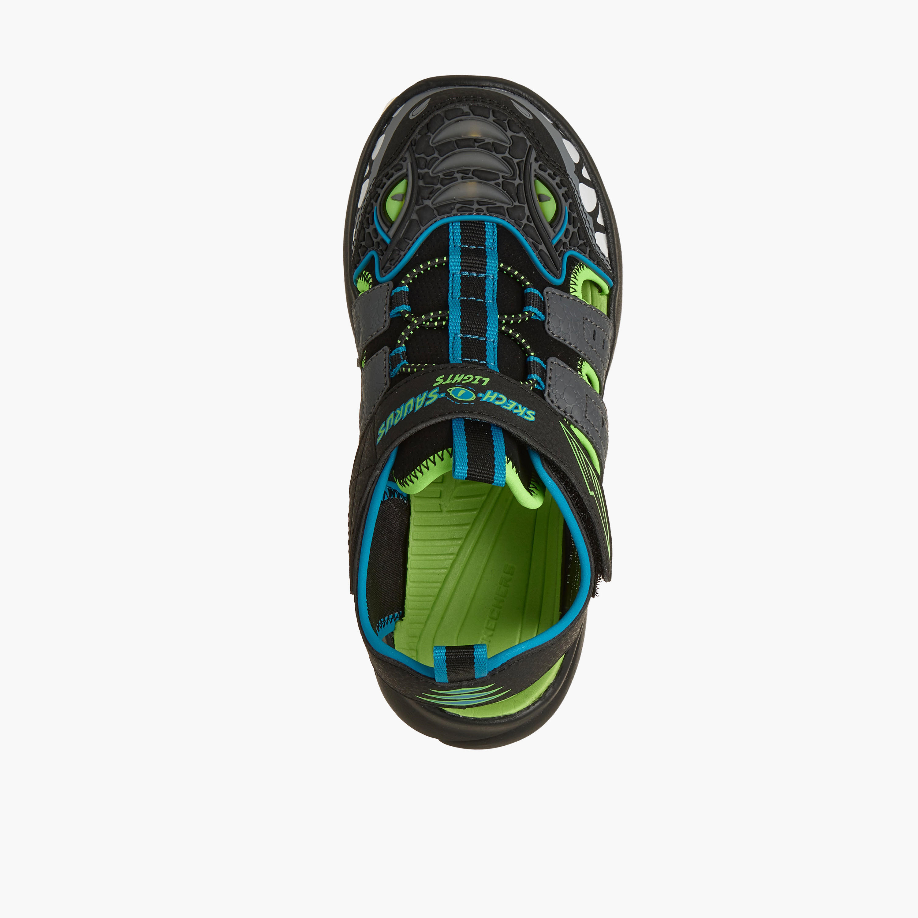 صندل مسطح بشريط إغلاق لاصق سبلاش رازور للأولاد من سكيتشرز-boys-shoes-sandals-image-2