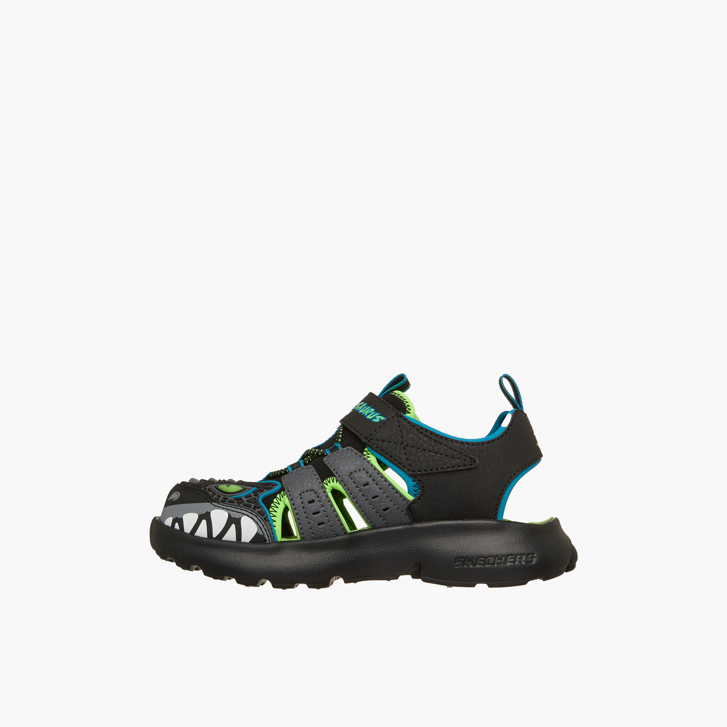 صندل مسطح بشريط إغلاق لاصق سبلاش رازور للأولاد من سكيتشرز-boys-shoes-sandals-image-5