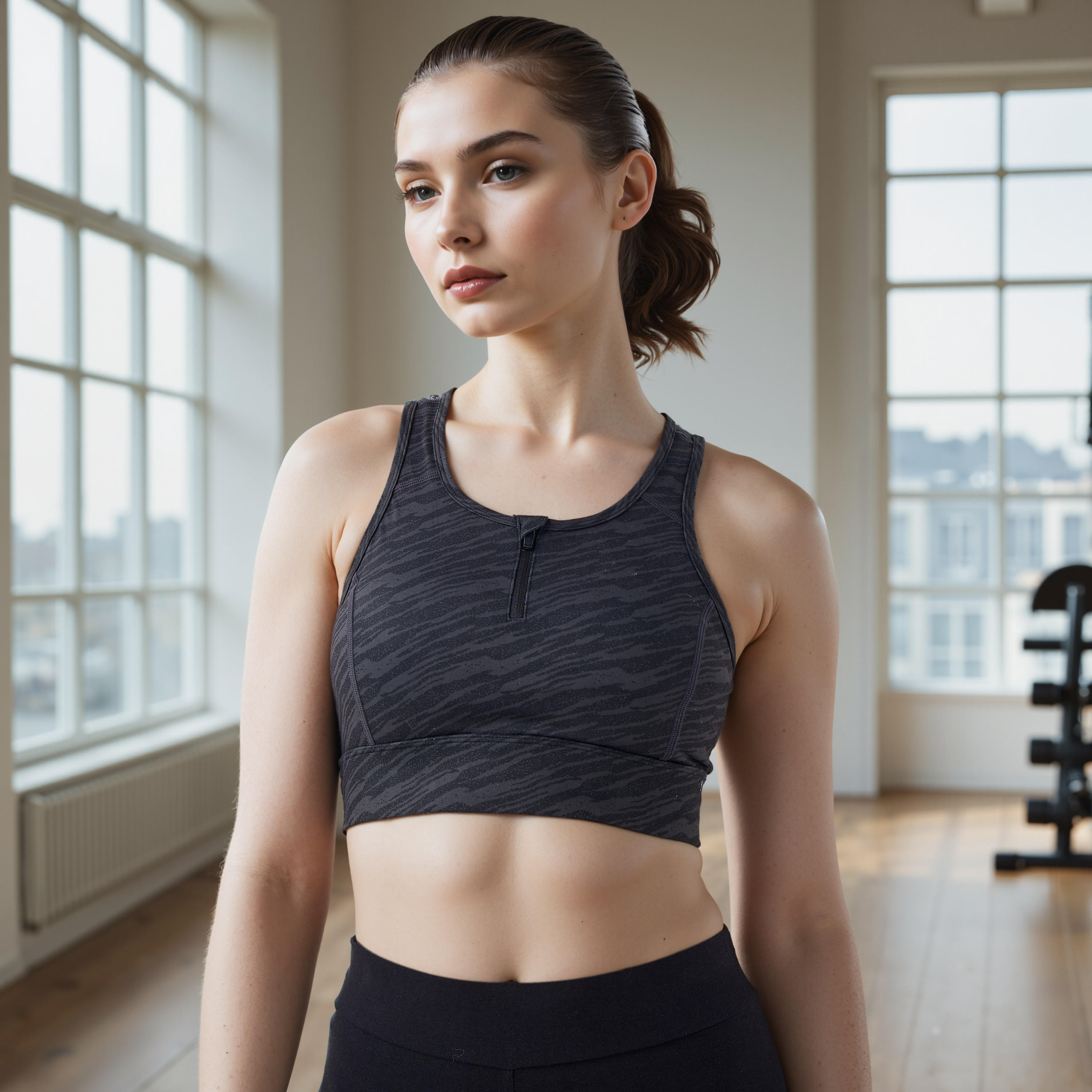 Kappa Printed Racerback Sports Bra-sports-women-clothing-sportsbras-image-1