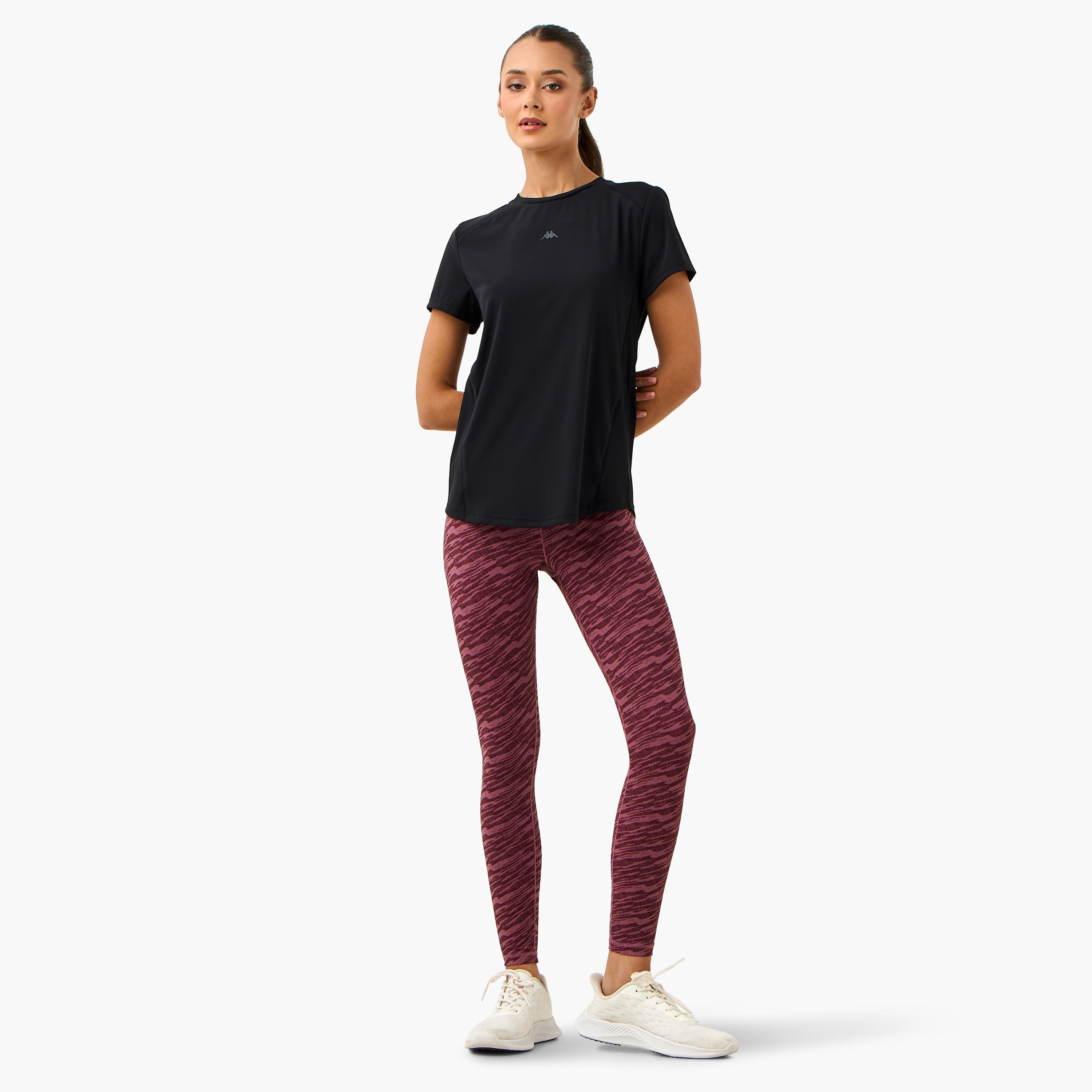 بنطلون ليقنز بخصر مطاطي وطبعات من كابا-sports-women-clothing-activewearleggings-image-4