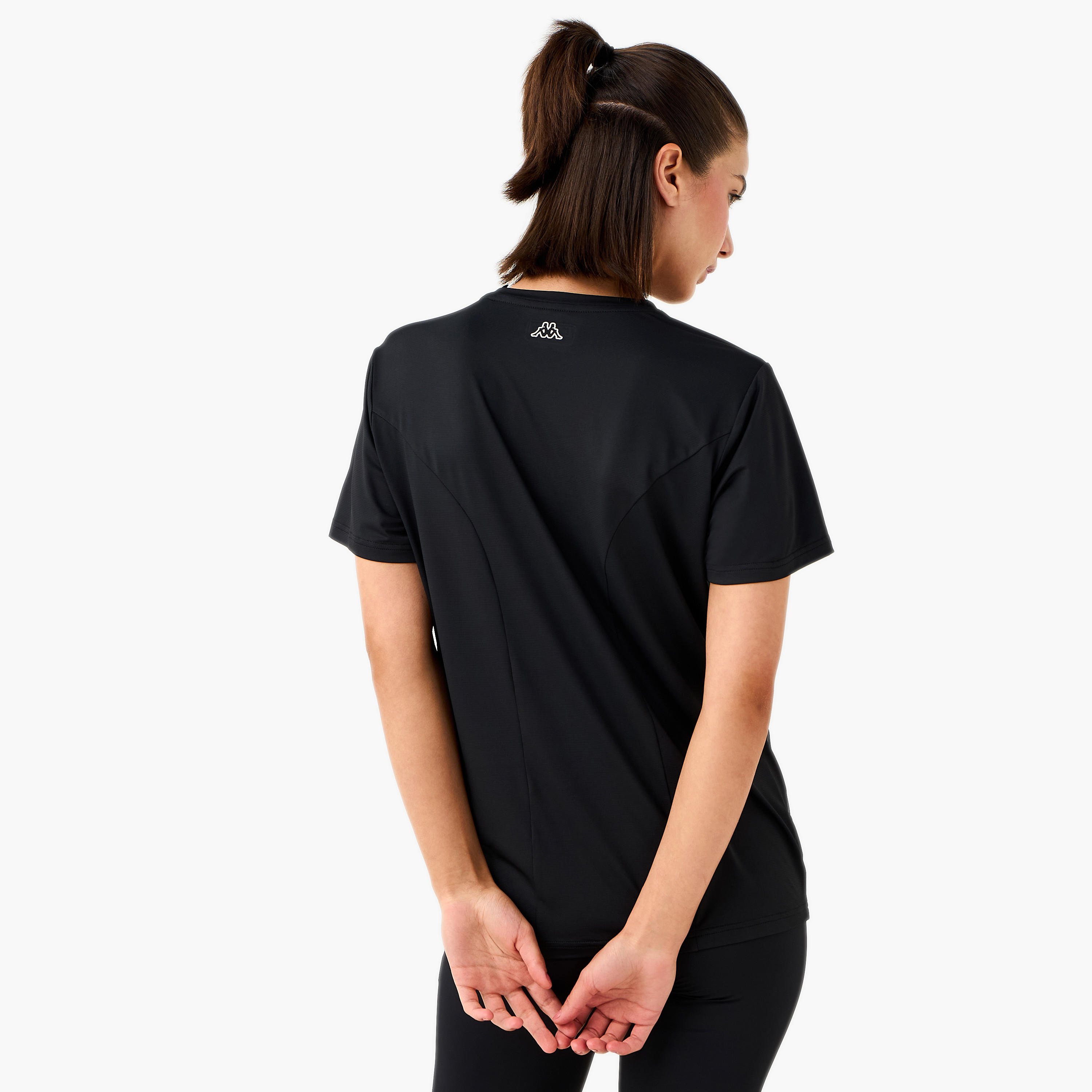 تيشيرت تدريب بطبعات شعار من كابا-women-clothing-tshirts-image-3