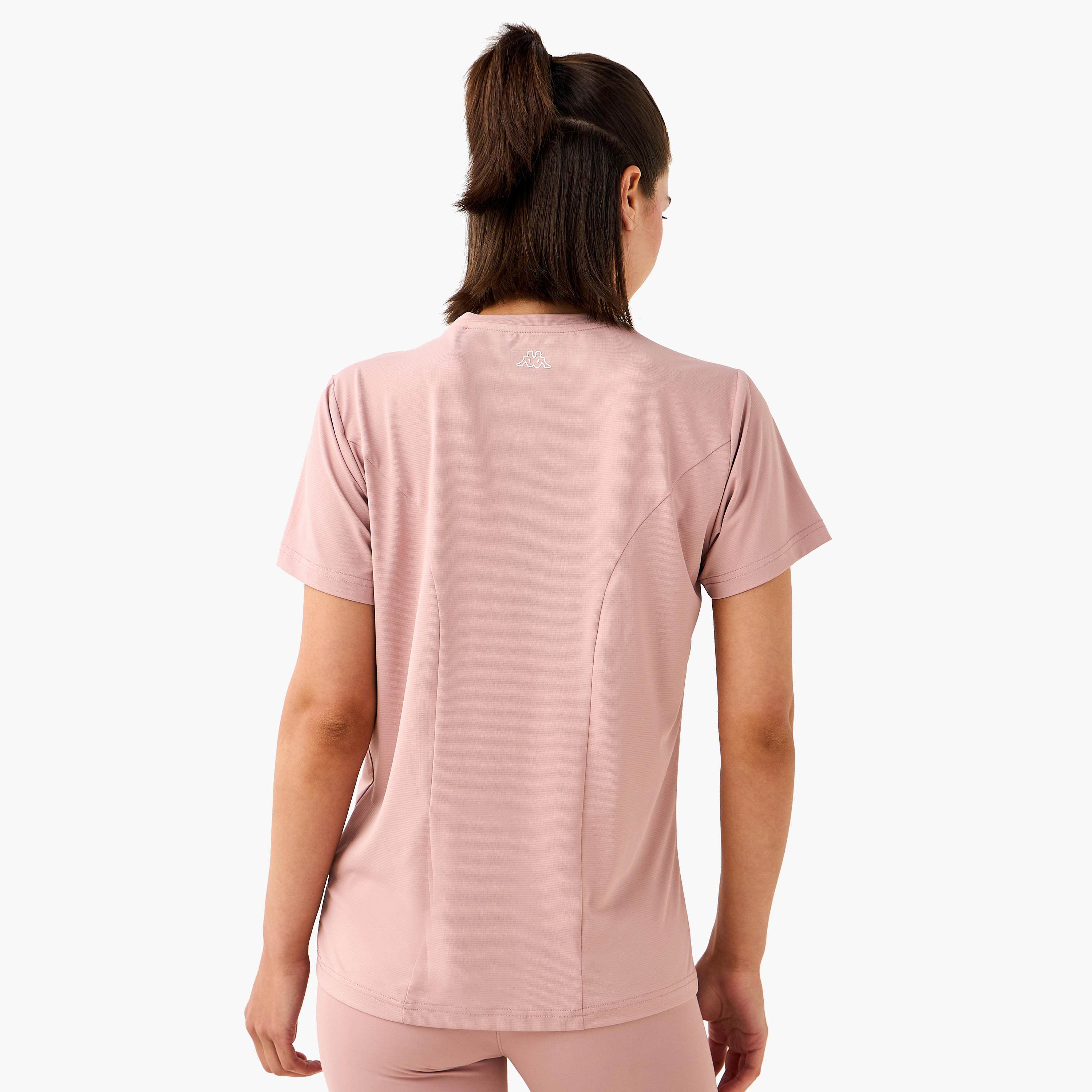 Kappa Logo Print Performance T-shirt-women-clothing-tshirts-image-3