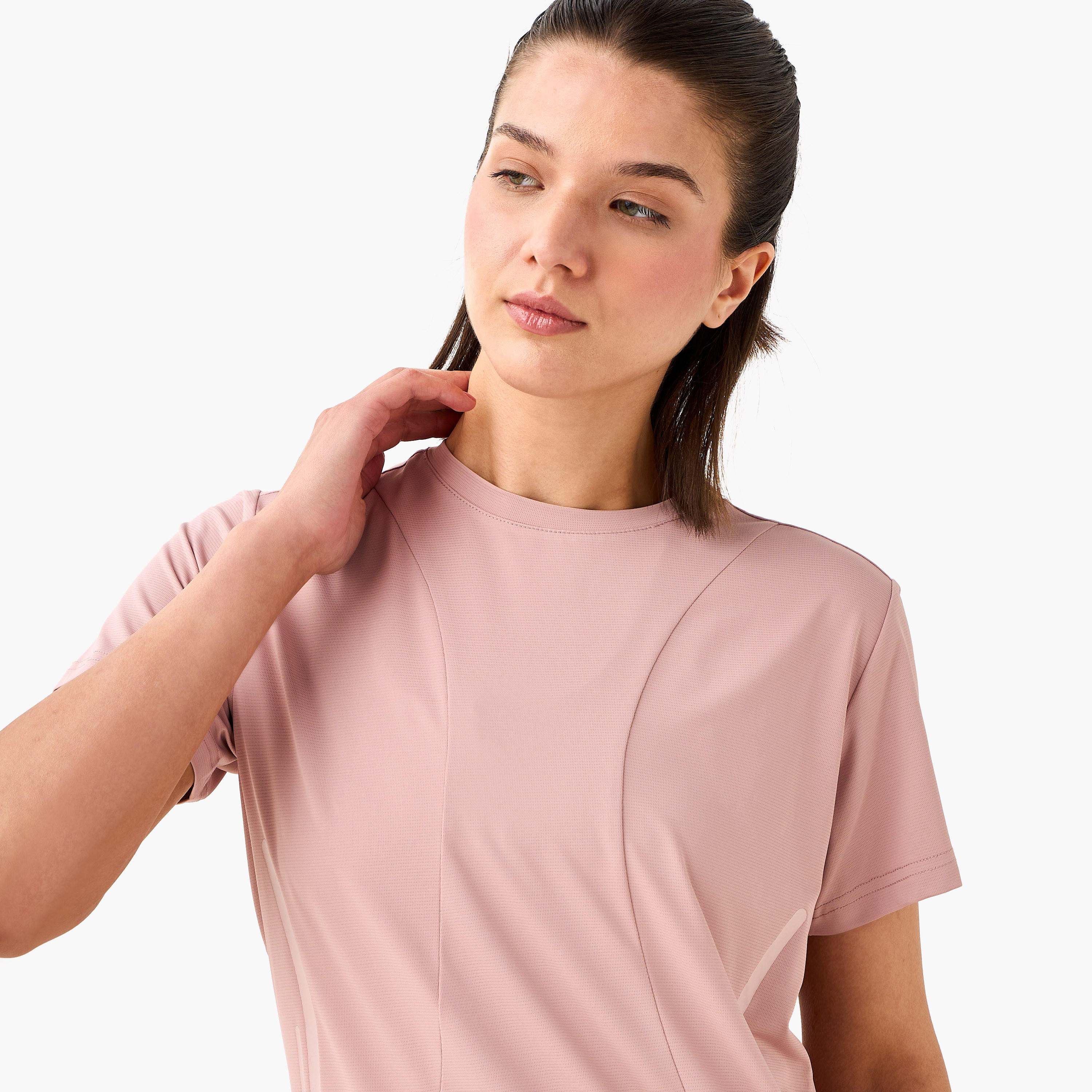 Kappa Logo Print Performance T-shirt-women-clothing-tshirts-image-4
