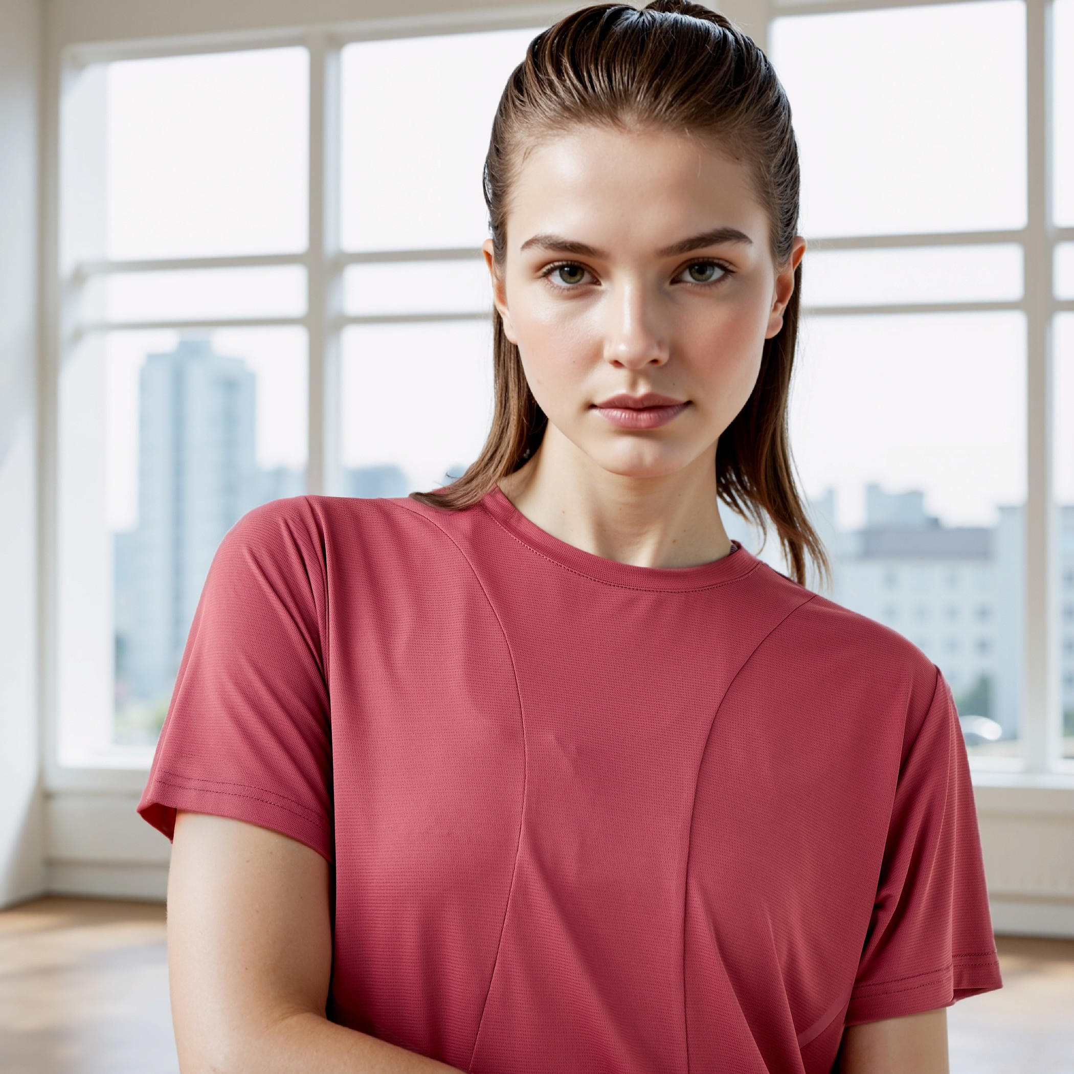 Kappa Logo Print Performance T-shirt-women-clothing-tshirts-image-4