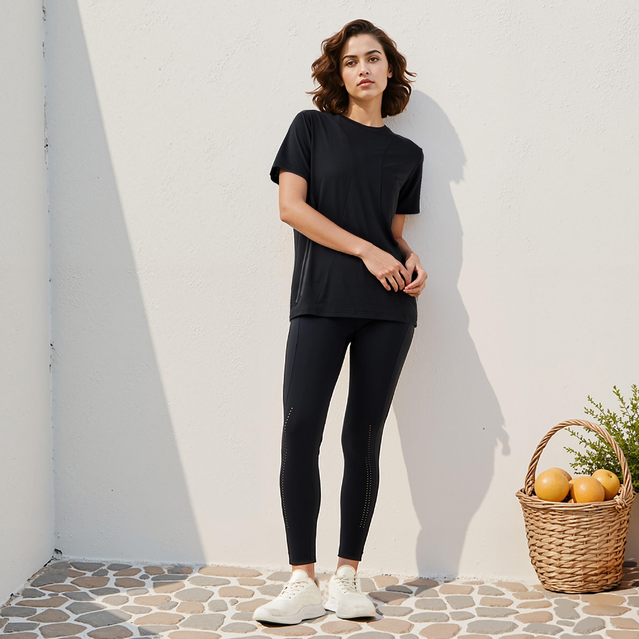 Kappa Logo Print Flexi Waist Leggings-sports-women-clothing-activewearleggings-image-2
