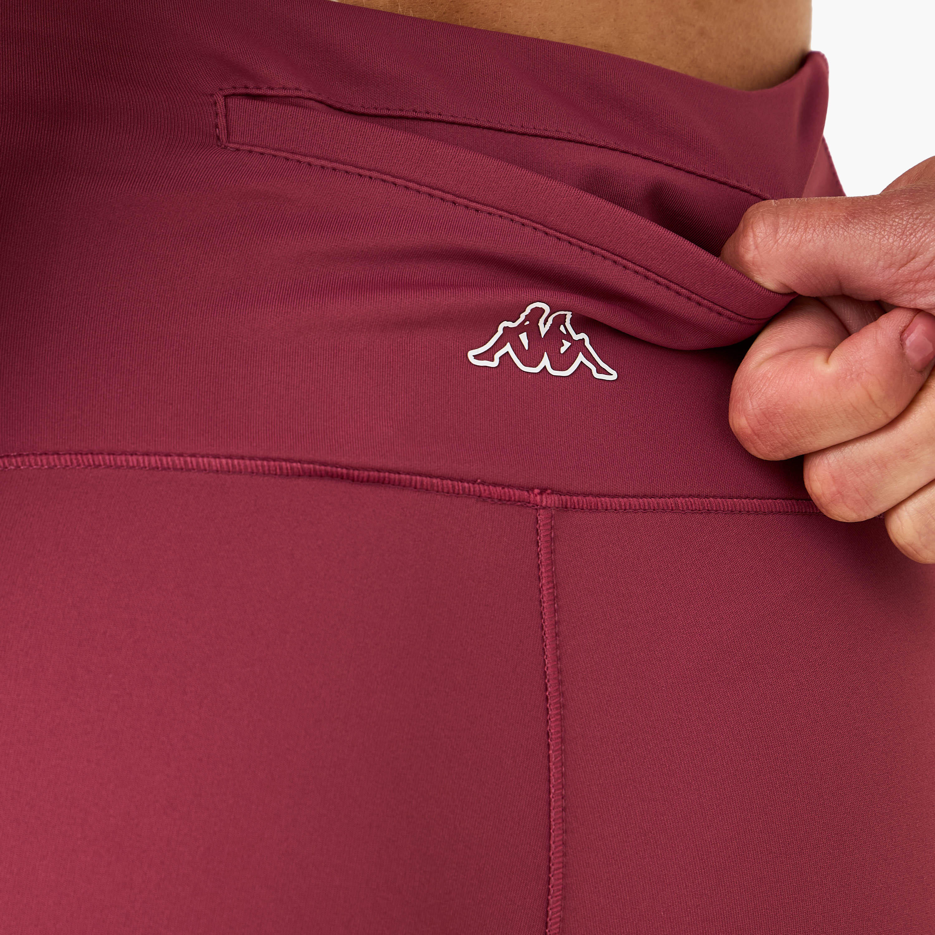 بنطلون ليقنز بخصر مطاطي وطبعات الشعار من كابا-sports-women-clothing-activewearleggings-image-1