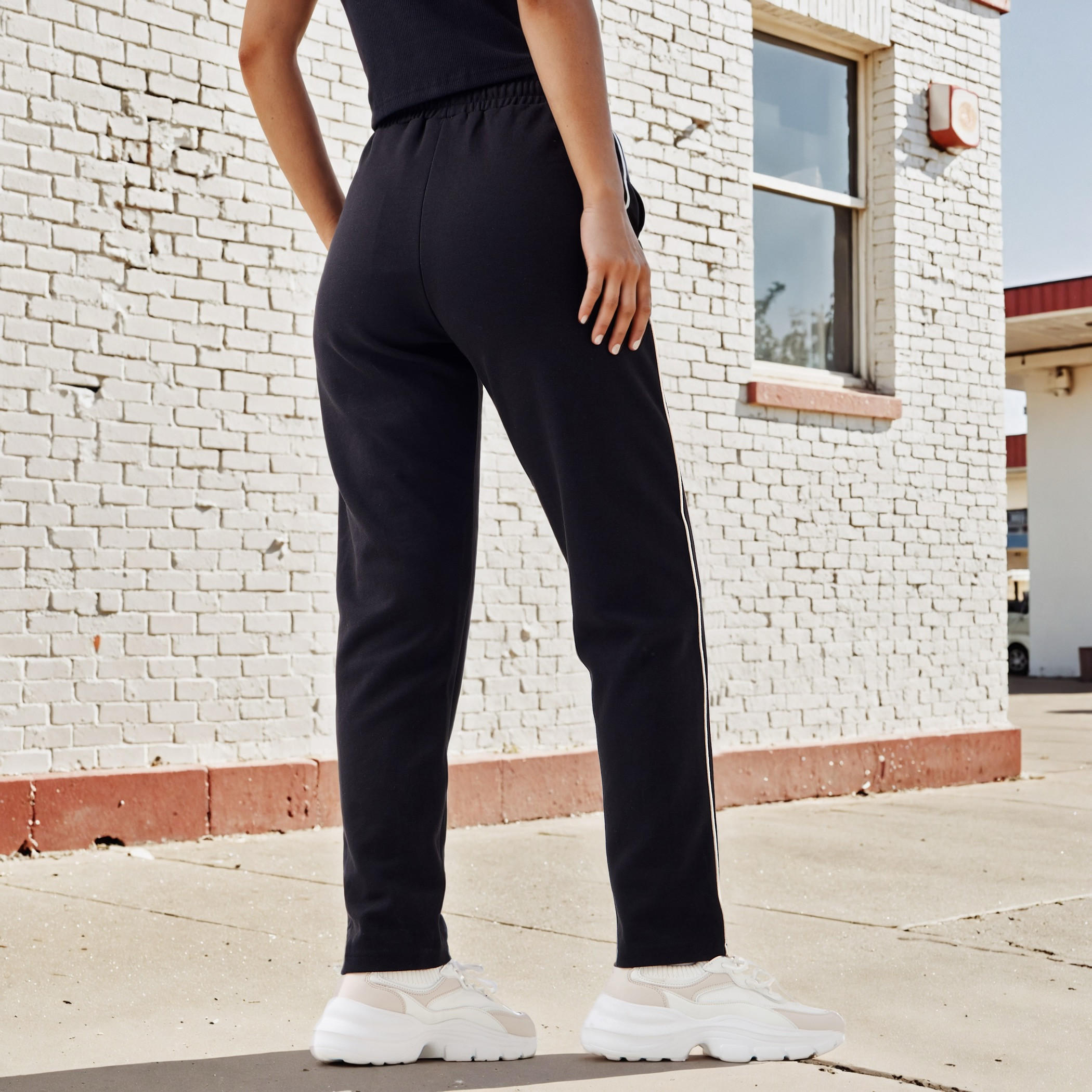 Kappa Logo Print Track Pants-women-clothing-bottoms-joggers-image-3