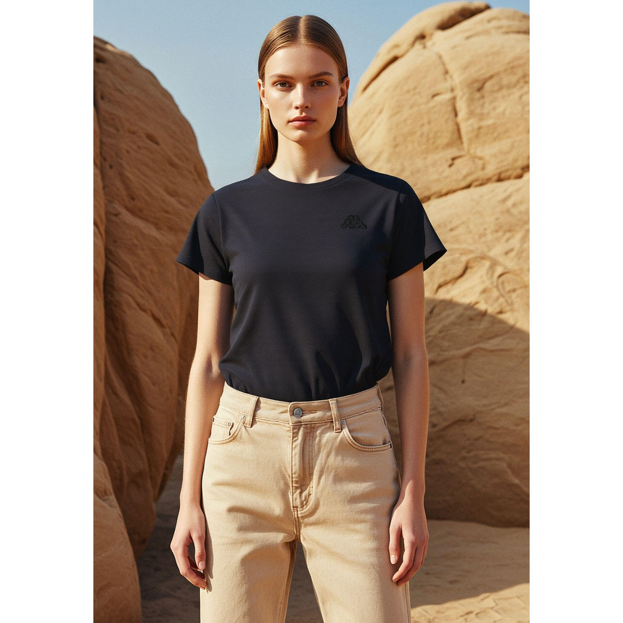 Kappa Logo Detail T-shirt-women-clothing-tshirts-image-4