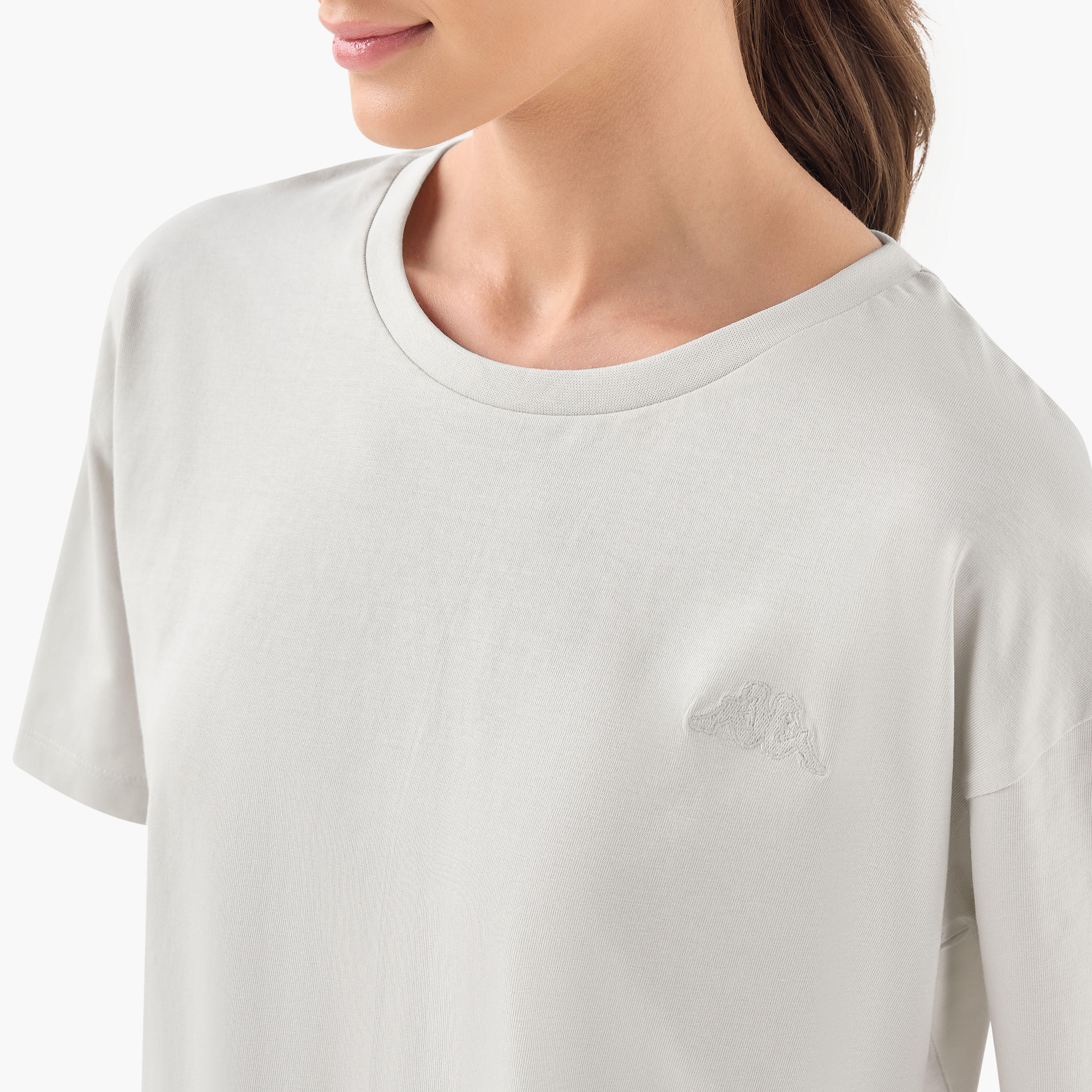 Kappa Logo Detail T-shirt-women-clothing-tshirts-image-4