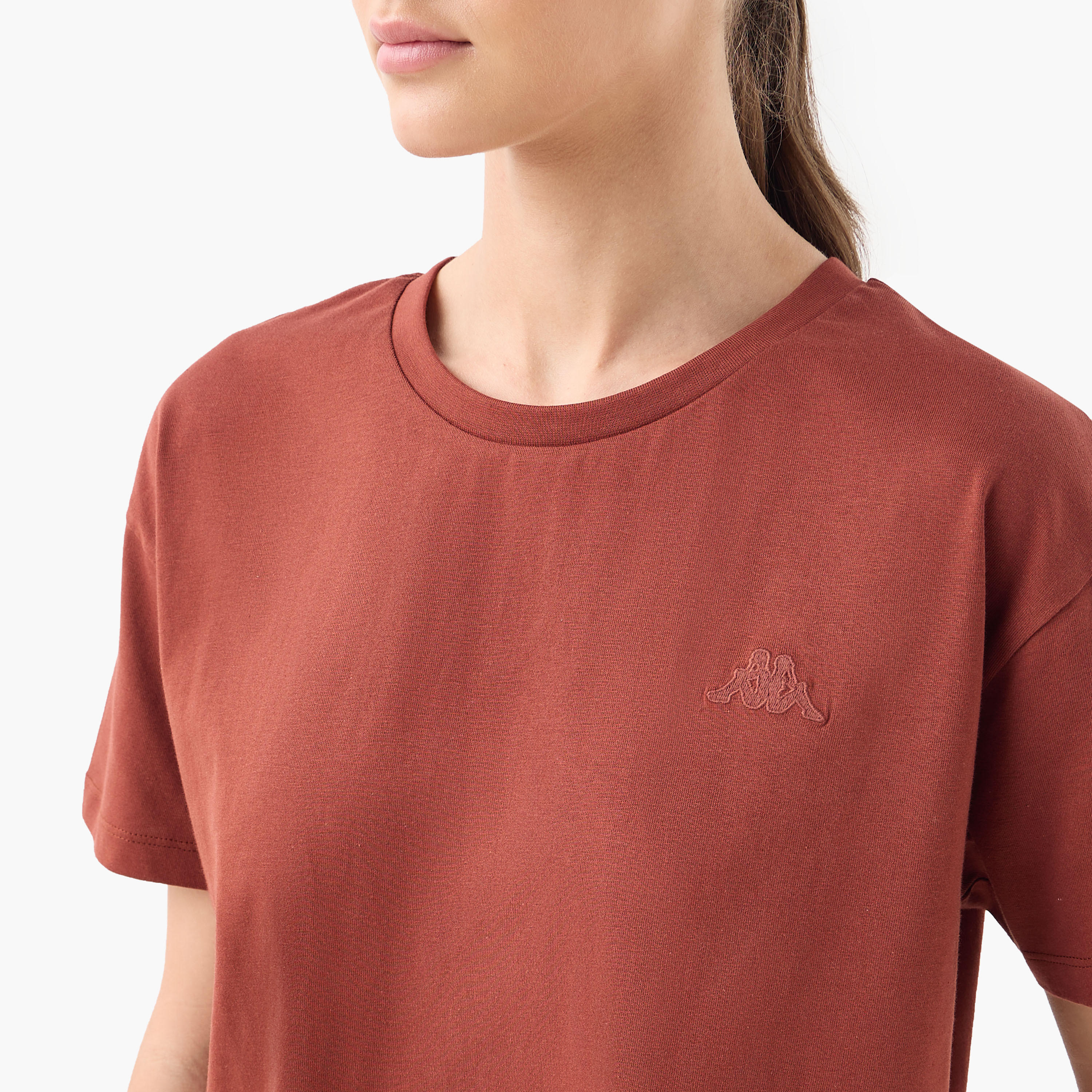 Kappa Logo Detail T-shirt-women-clothing-tshirts-image-4
