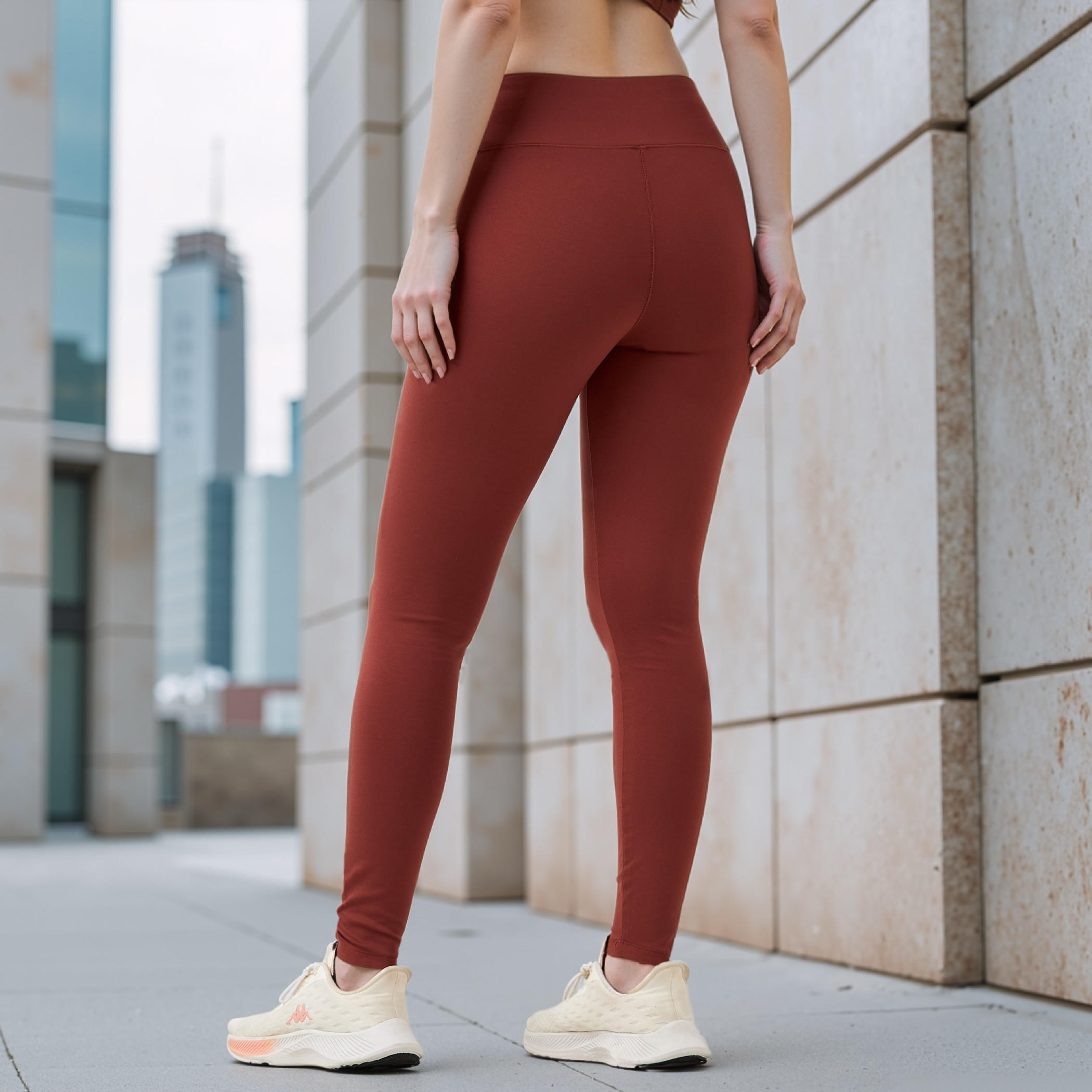 Kappa Women Stretchable Flexi Waist Leggings-sports-women-clothing-activewearleggings-image-3