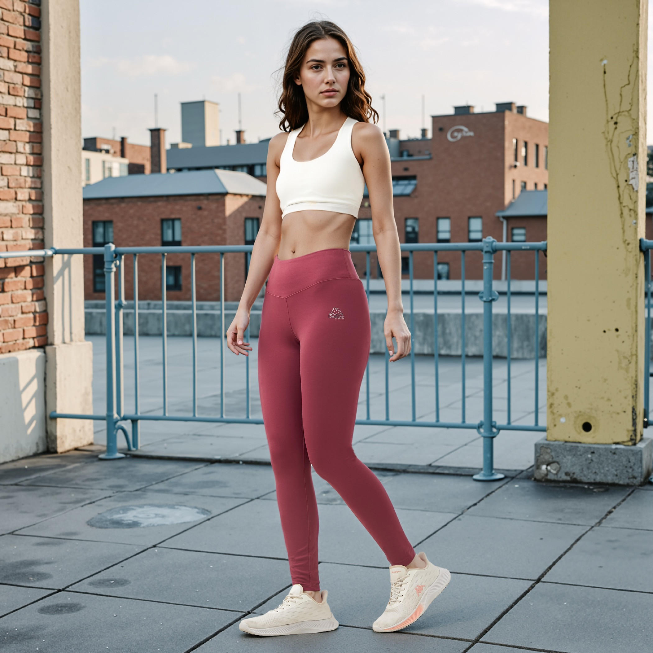 بنطلون ليقنز ستريتش بخصر مطاطي للنساء من كابا-sports-women-clothing-activewearleggings-image-2