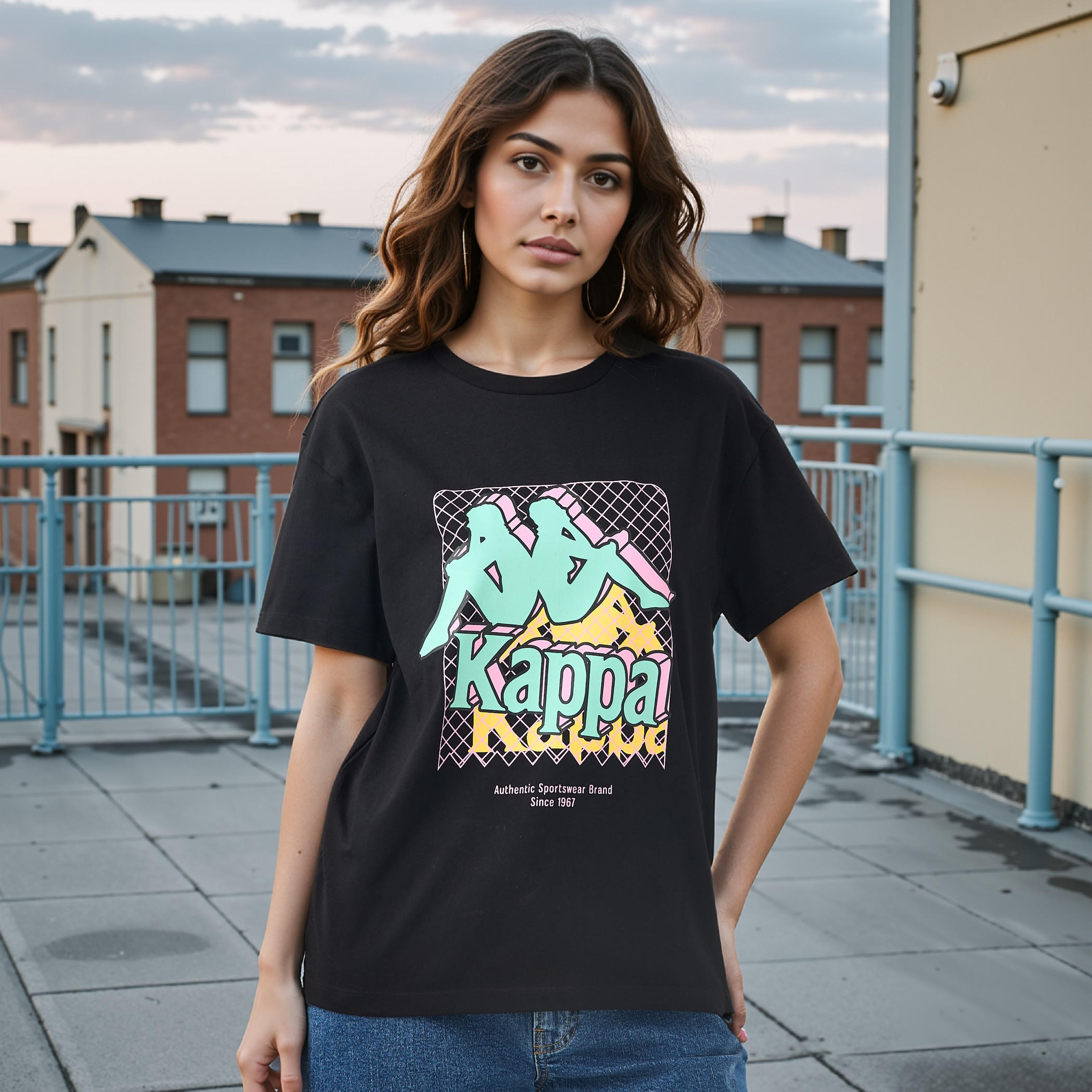 Kappa Logo Detail T-shirt-women-clothing-tshirts-image-1