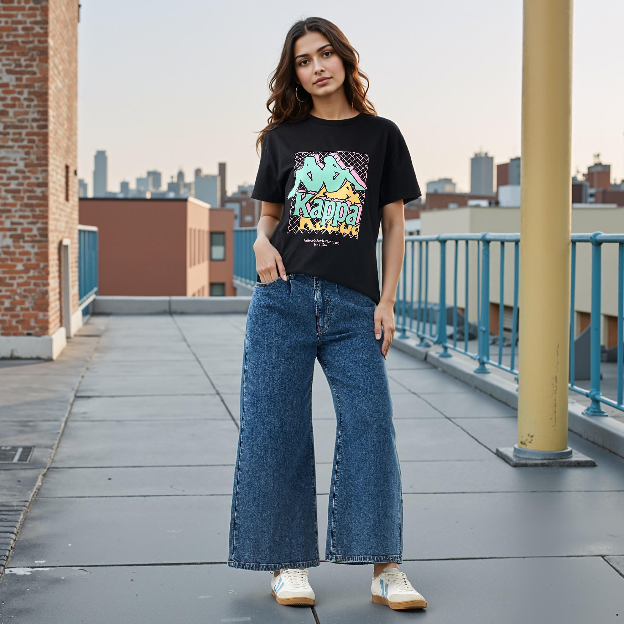 Kappa Logo Detail T-shirt-women-clothing-tshirts-image-2
