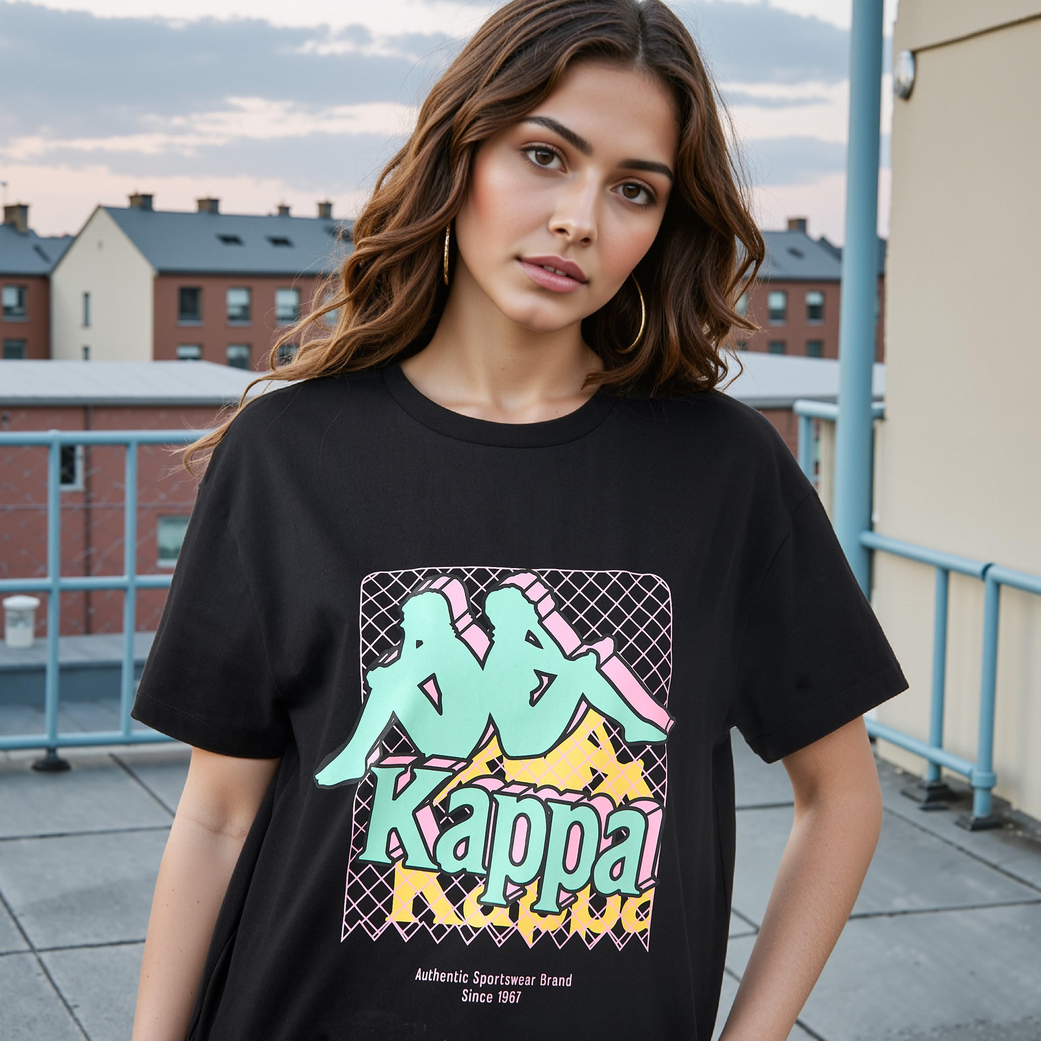 Kappa Logo Detail T-shirt-women-clothing-tshirts-image-4