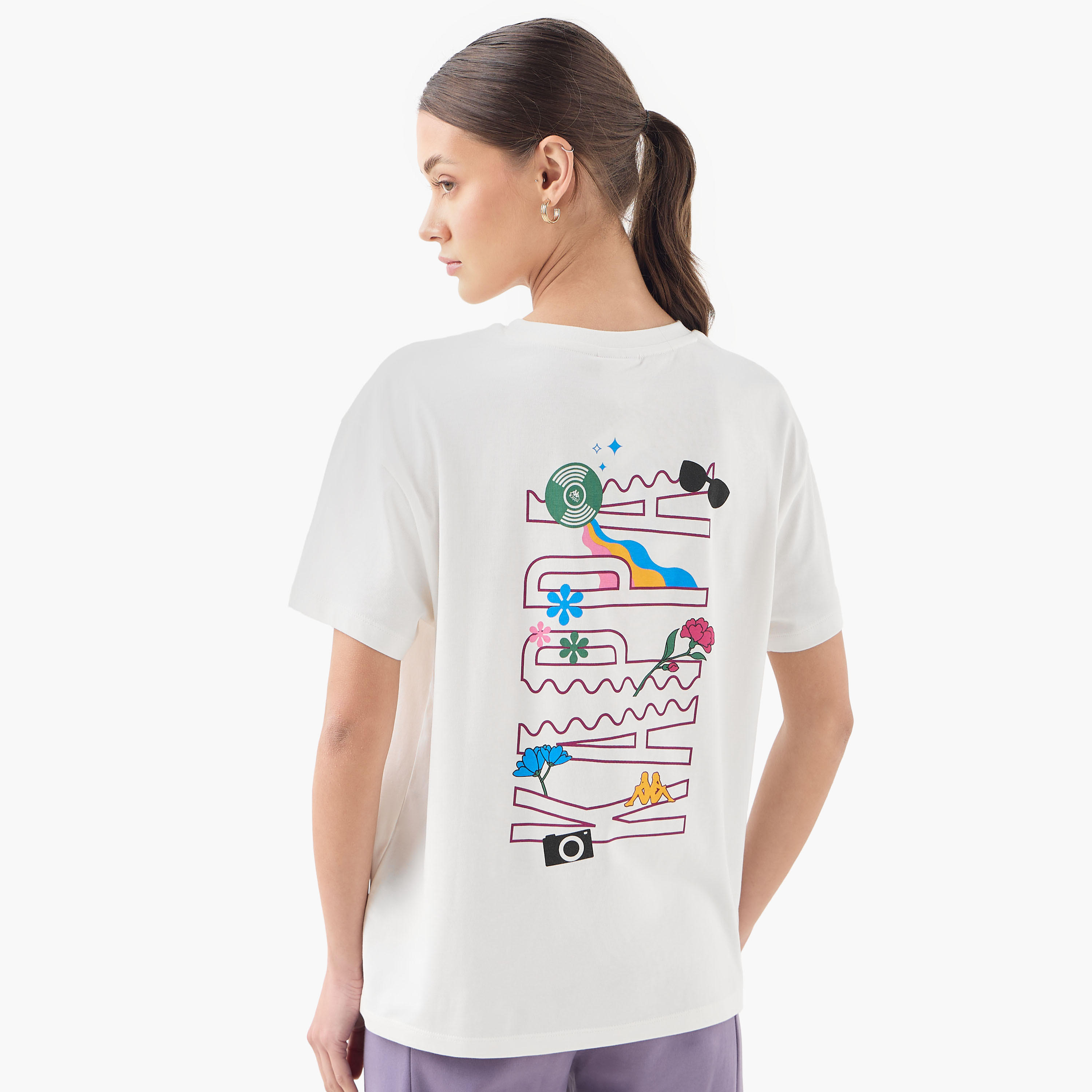 Kappa Logo Detail T-shirt-women-clothing-tshirts-image-1