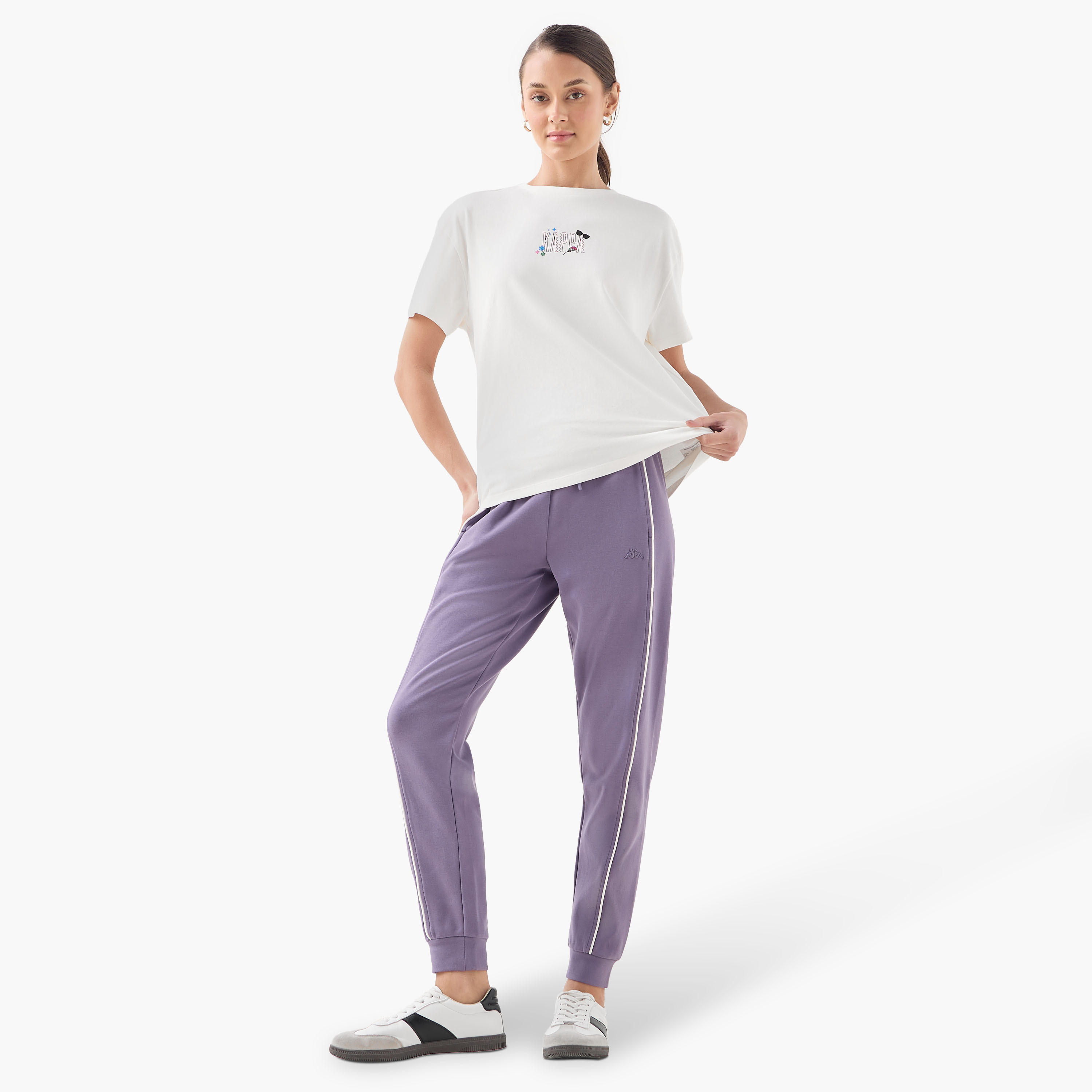 Kappa Logo Detail T-shirt-women-clothing-tshirts-image-2