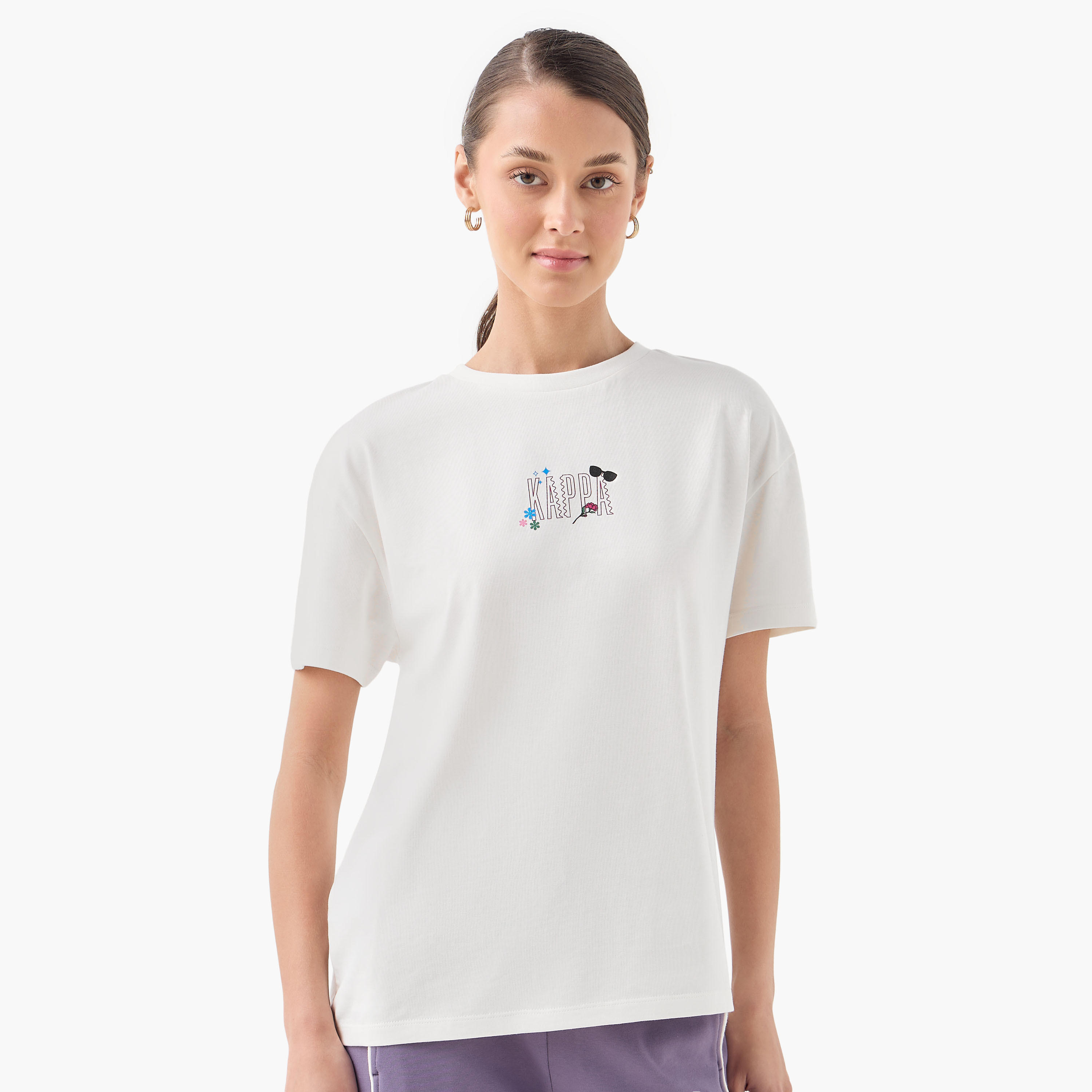 Kappa Logo Detail T-shirt-women-clothing-tshirts-image-3