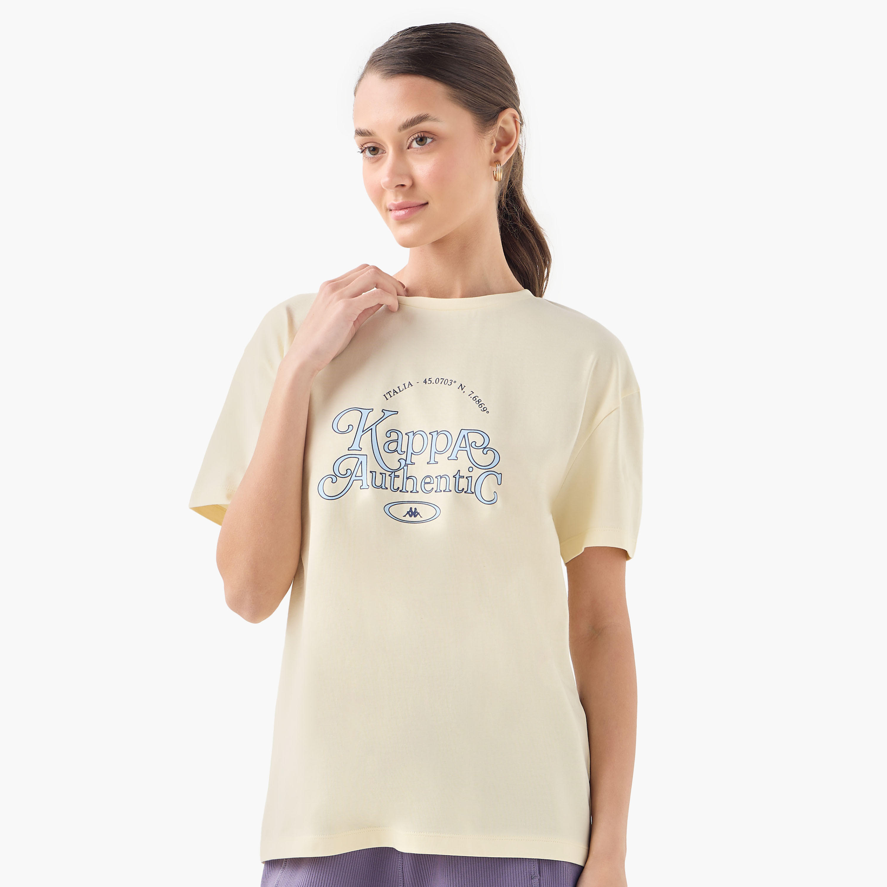 Kappa Logo Detail T-shirt-women-clothing-tshirts-image-1