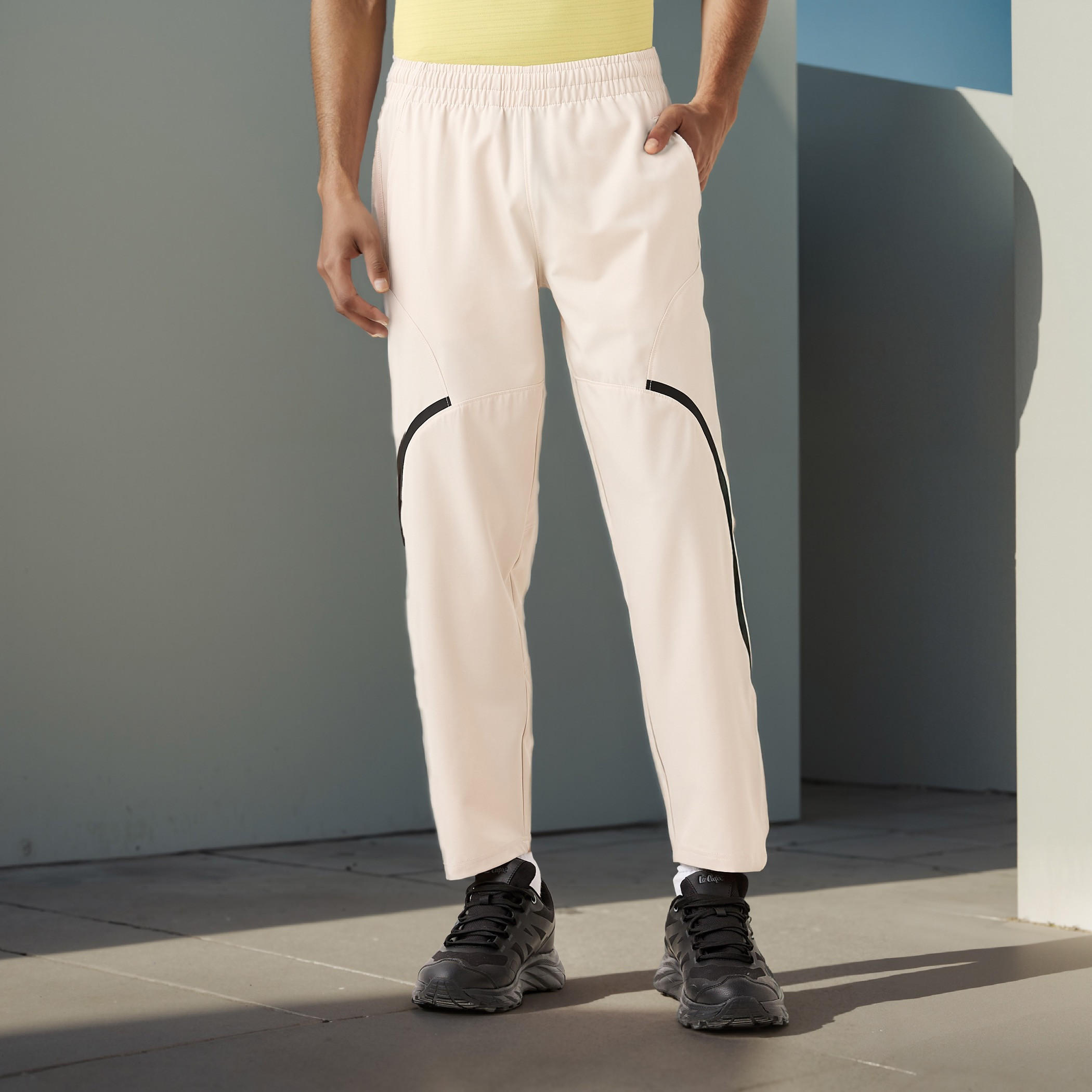 Kappa Track Pants with Contrast Detailing-women-clothing-bottoms-joggers-image-1