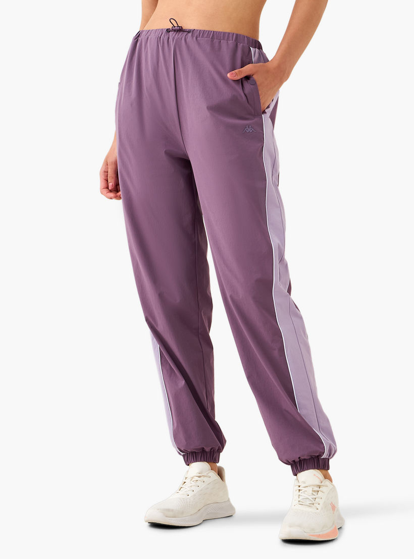 Kappa Colourblock Joggers with Pockets-women-clothing-bottoms-joggers-image-1