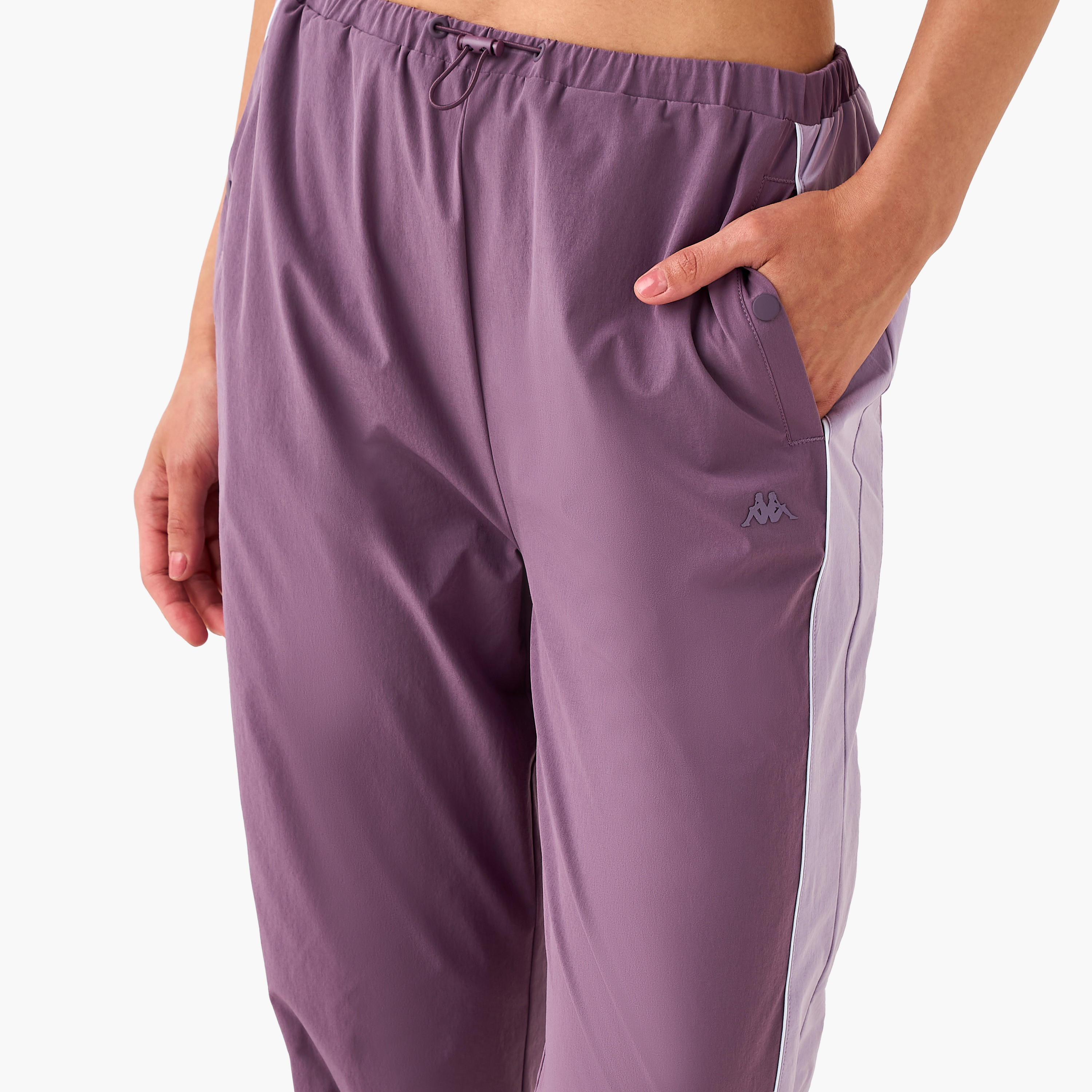 بنطلون رياضي بقوالب ملونة وجيوب من كابا-women-clothing-bottoms-joggers-image-2