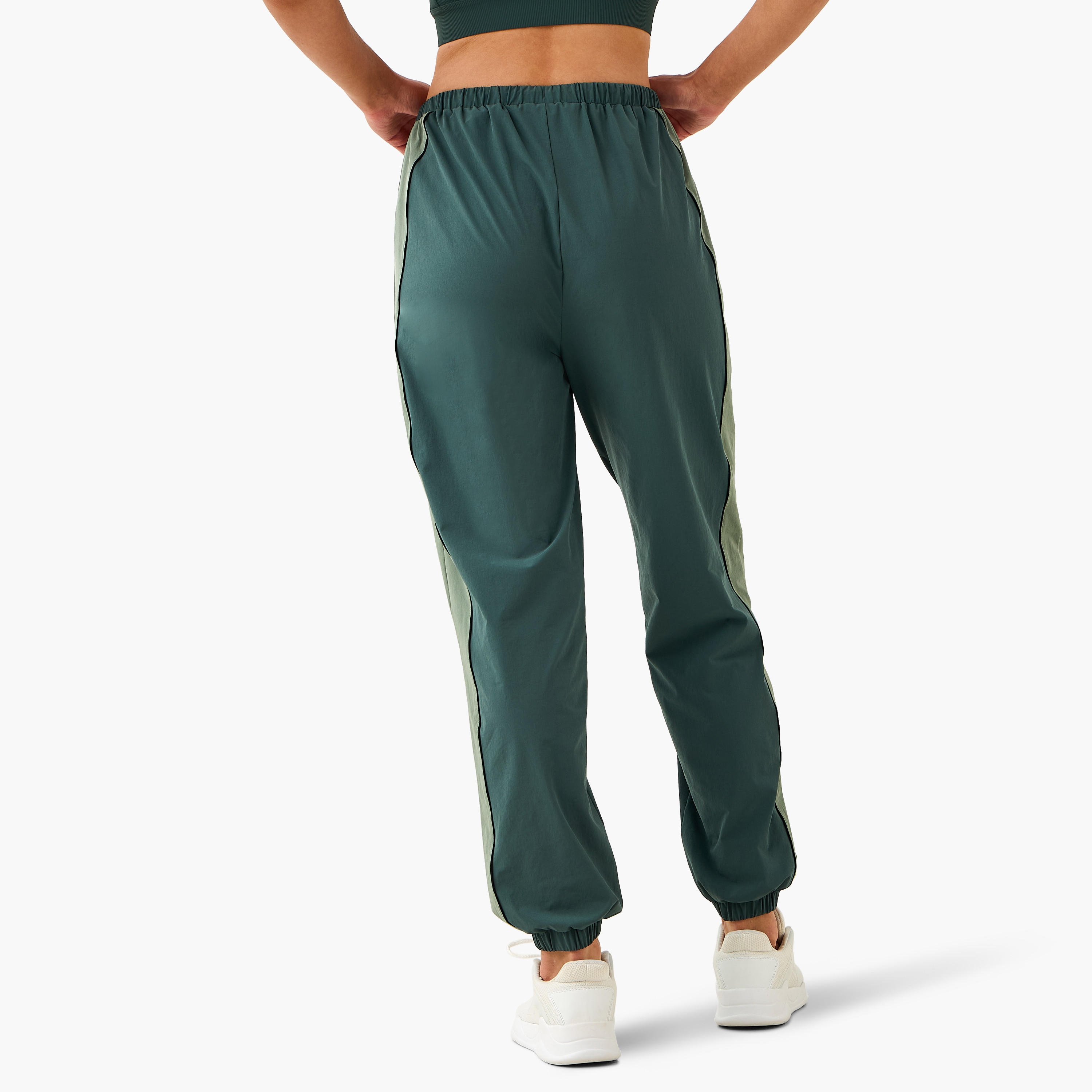 Kappa Colourblock Joggers with Pockets-women-clothing-bottoms-joggers-image-3