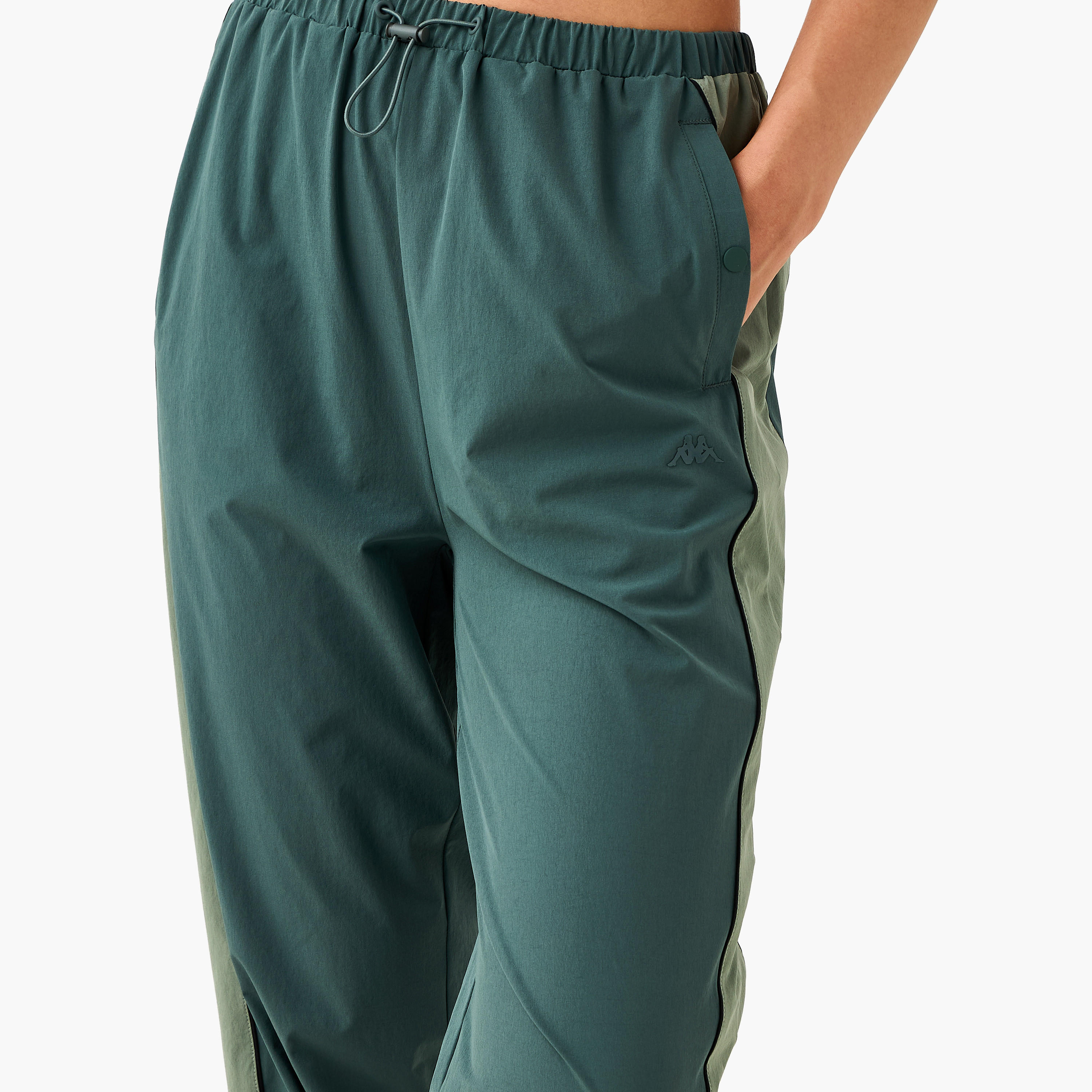 Kappa Colourblock Joggers with Pockets-women-clothing-bottoms-joggers-image-4
