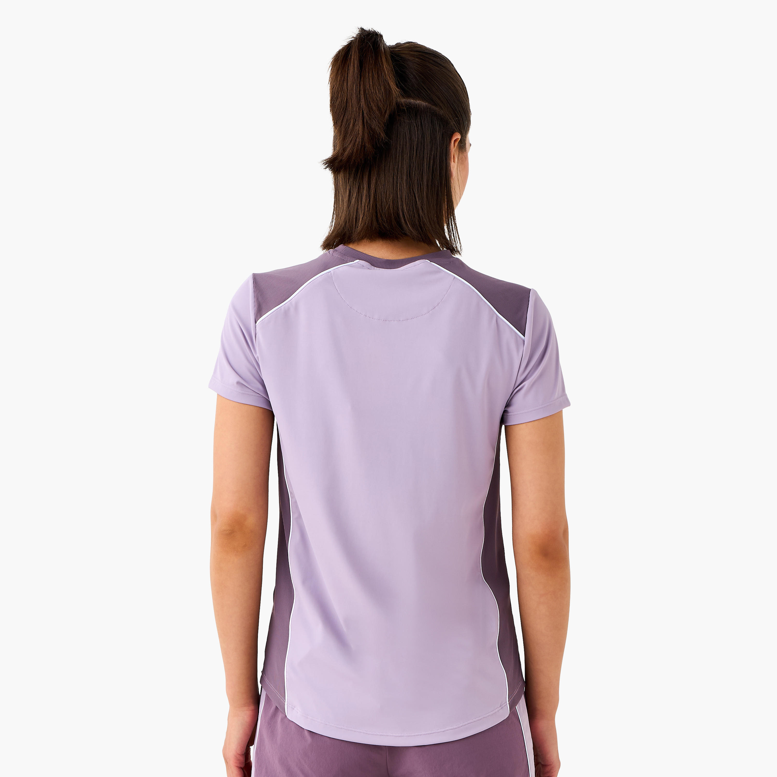 Kappa Colourblock Crew Neck T-shirt-women-clothing-tshirts-image-3