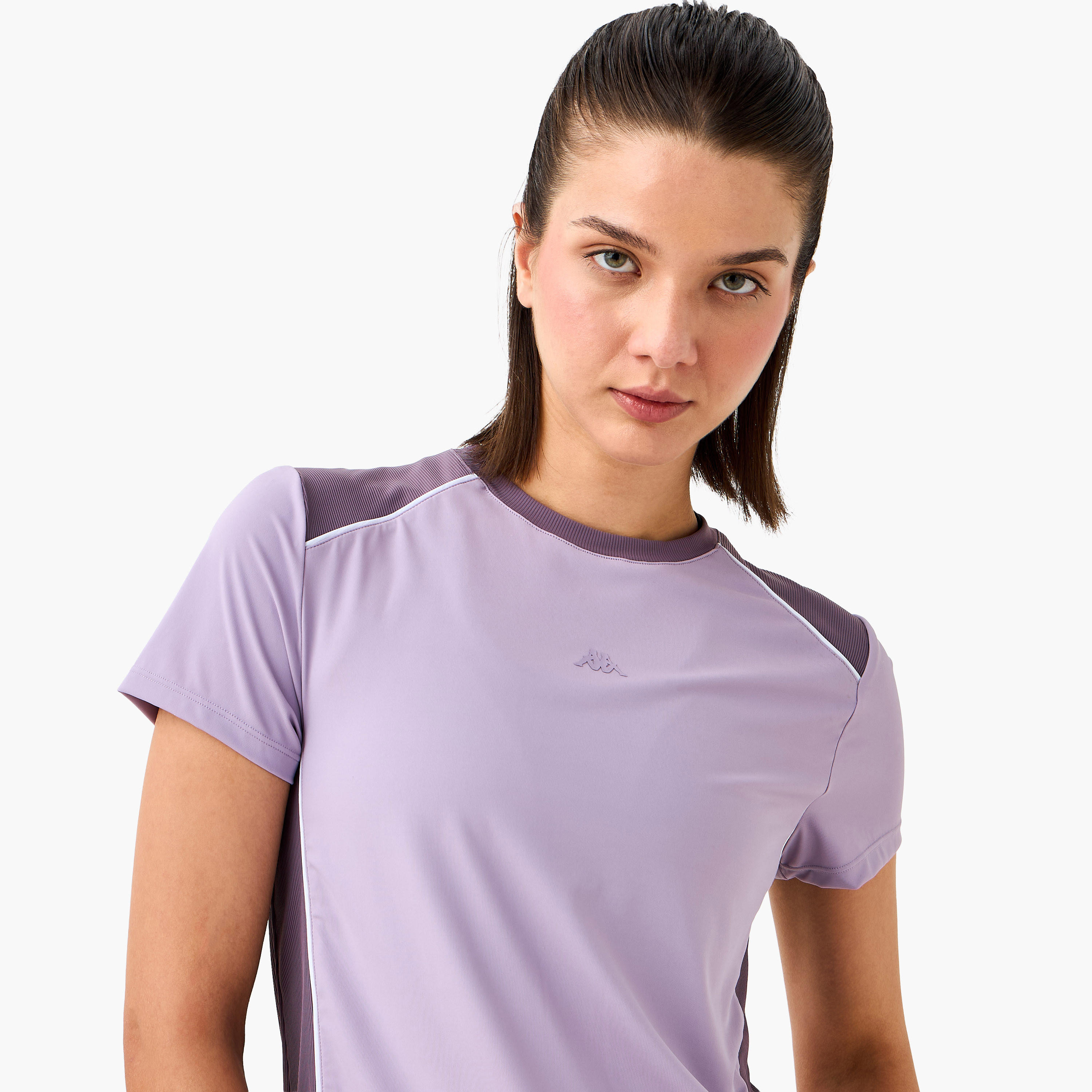Kappa Colourblock Crew Neck T-shirt-women-clothing-tshirts-image-4