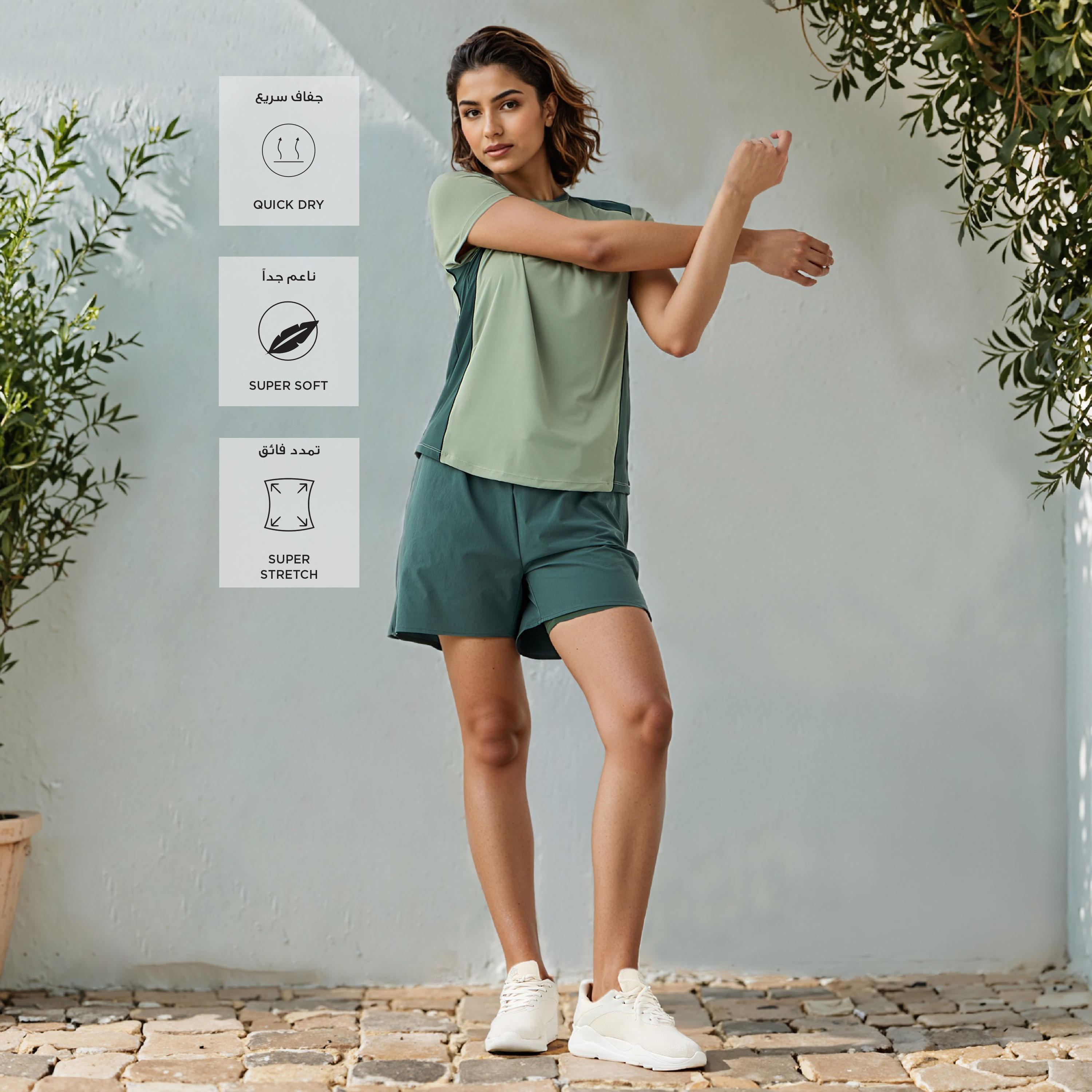 Kappa Colourblock Crew Neck T-shirt-women-clothing-tshirts-image-2