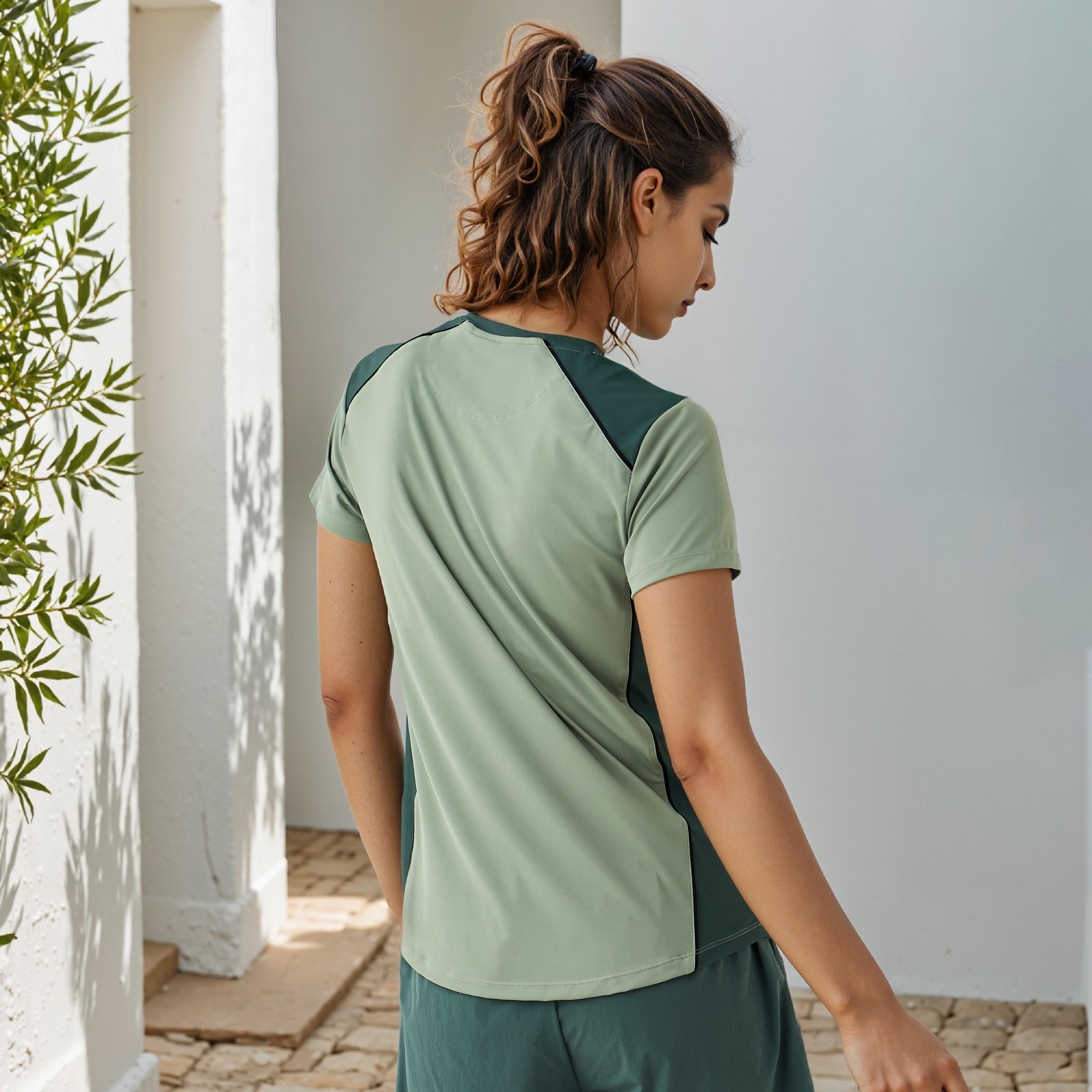Kappa Colourblock Crew Neck T-shirt-women-clothing-tshirts-image-3
