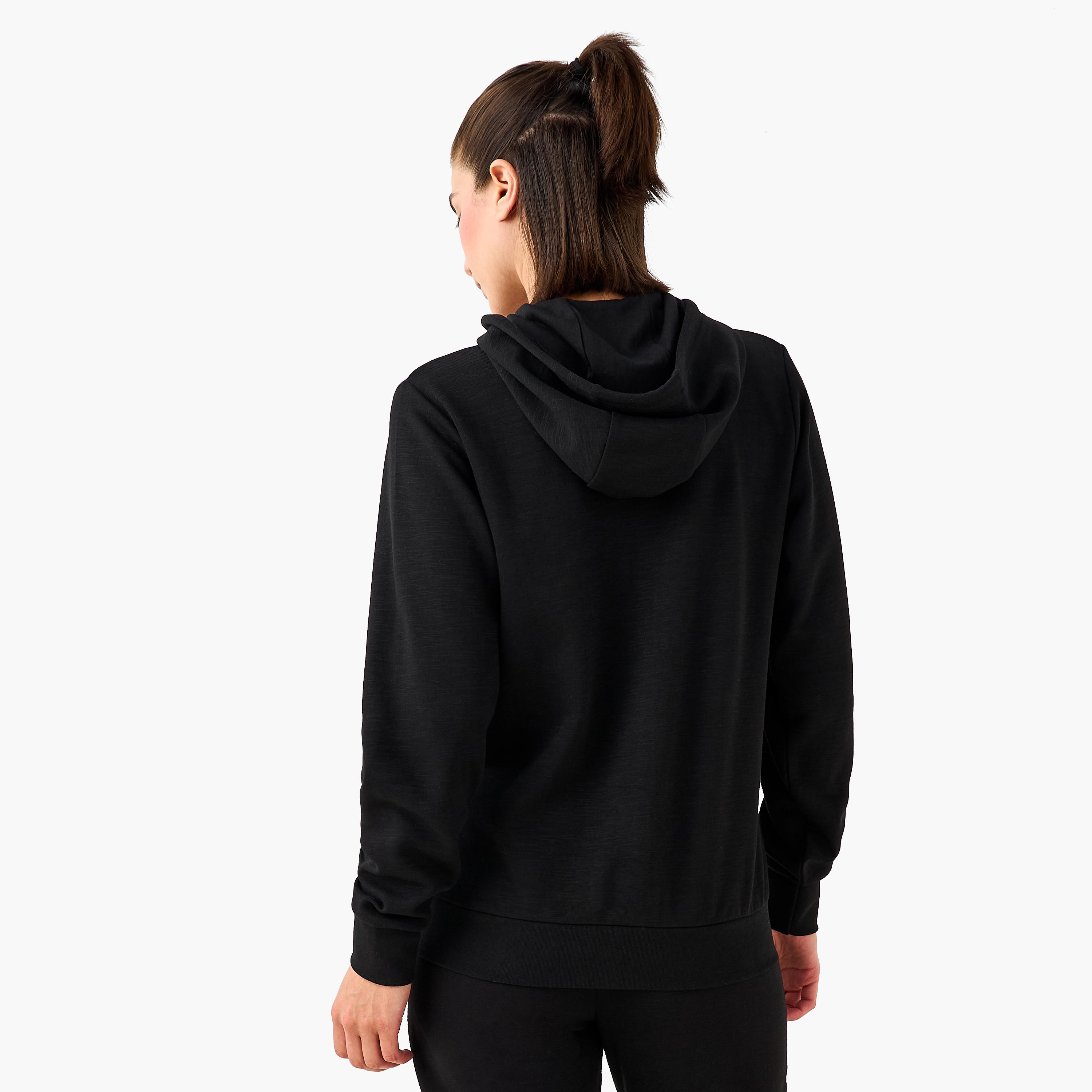 Kappa Zip Through Hoodie with Kangaroo Pockets-women-clothing-sportswearandactivewear-hoodiesandsweatshirts-image-3