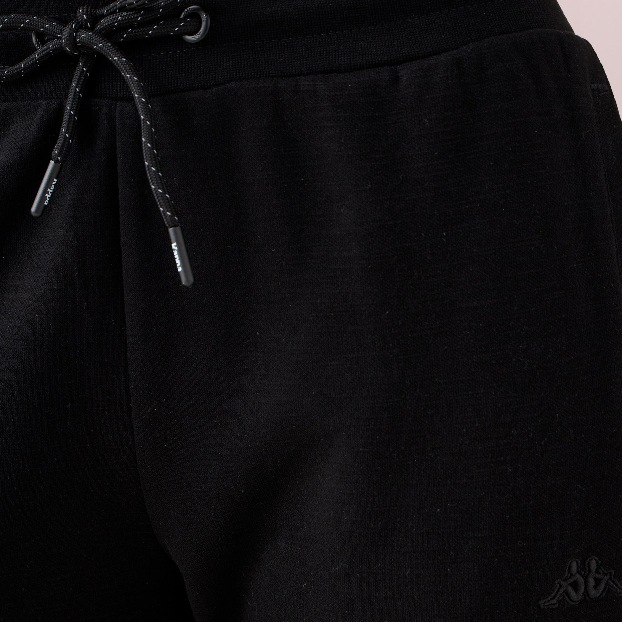 بنطلون رياضي بتفاصيل شعار مع رباط إغلاق من كابا-women-clothing-bottoms-joggers-image-5