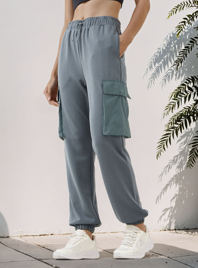 Kappa Regular Fit Cargo Joggers-women-clothing-bottoms-joggers-image-1