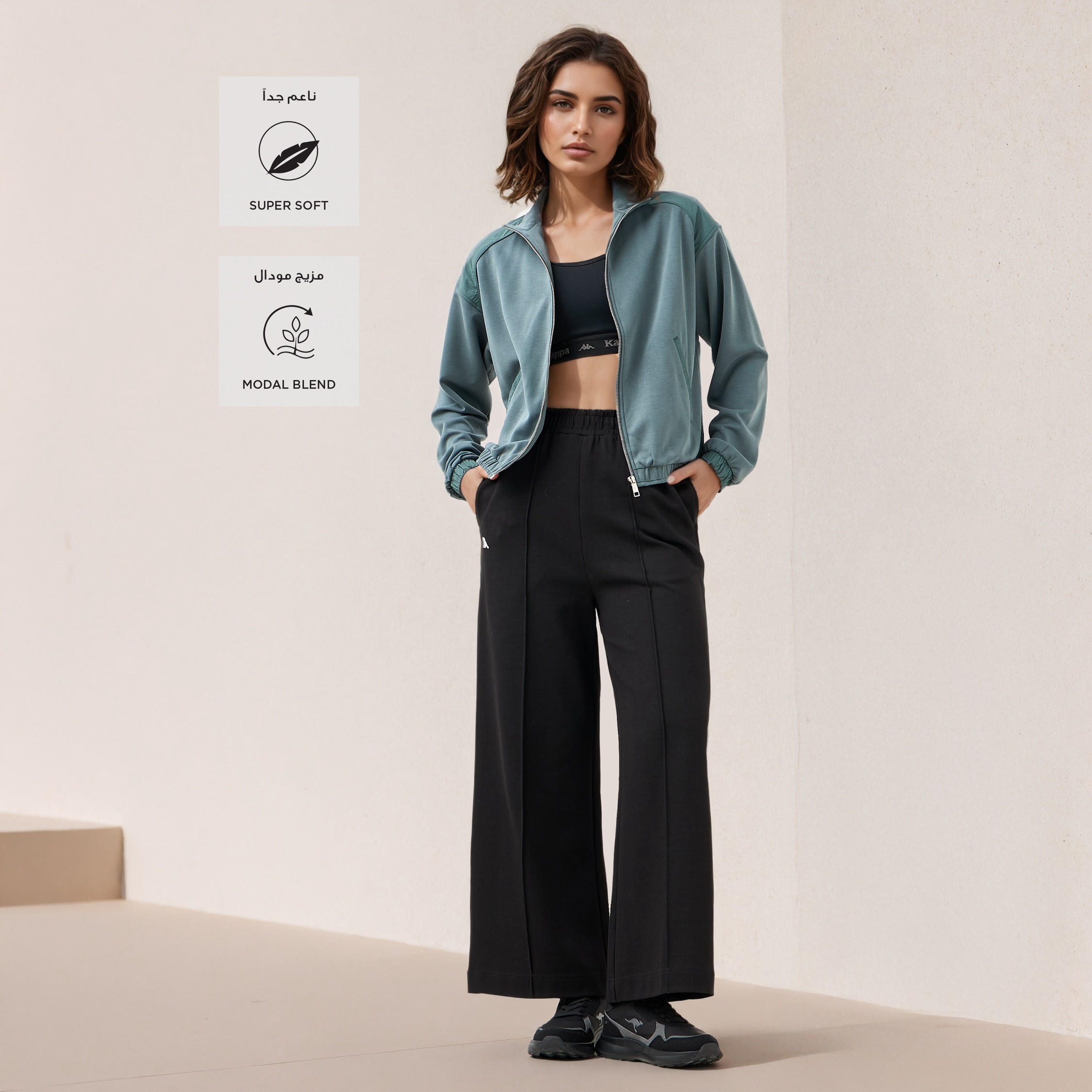 جاكيت بقصّة عادية وسحاب من كابا-women-clothing-sportswearandactivewear-coatsandjackets-jackets-image-5