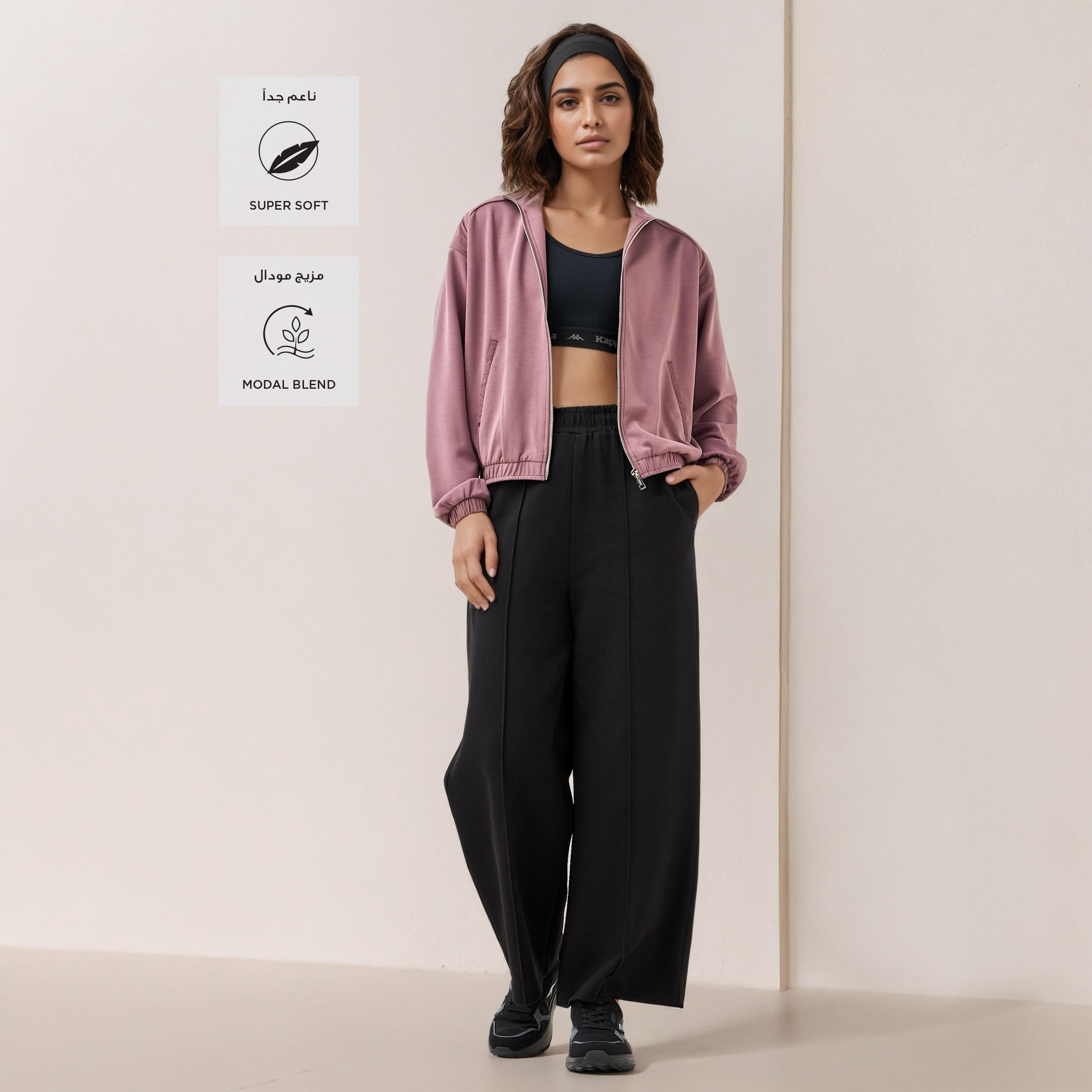 جاكيت بقصّة عادية وسحاب من كابا-women-clothing-sportswearandactivewear-coatsandjackets-jackets-image-5