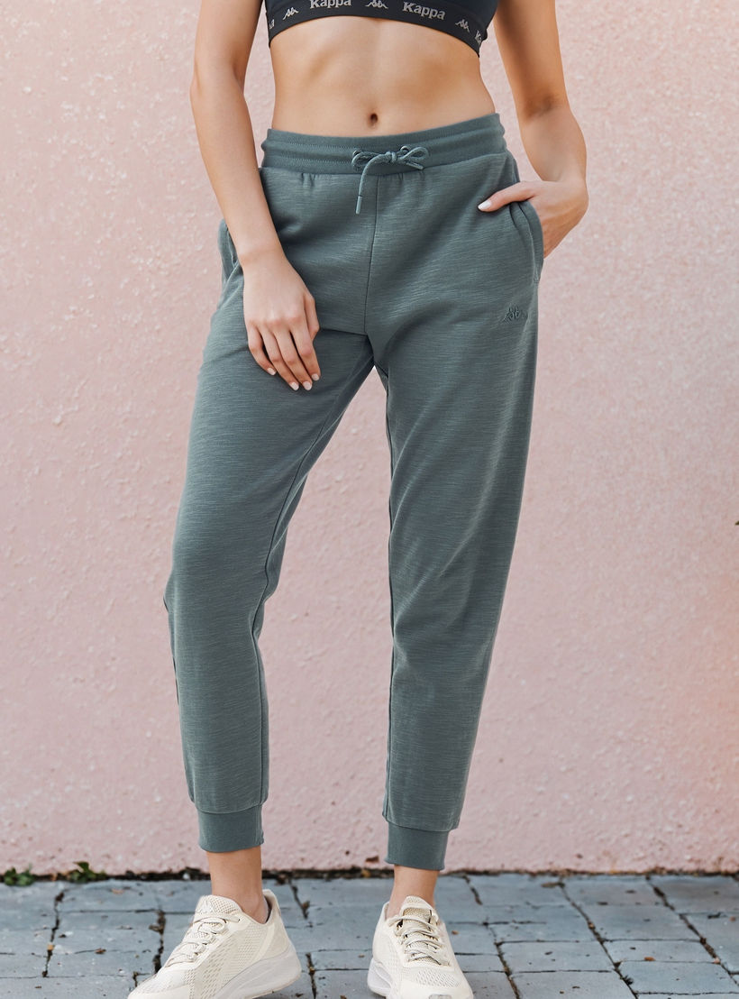 بنطلون رياضي بقصّة عادية ورباط إغلاق وجيوب من كابا-women-clothing-bottoms-joggers-image-5