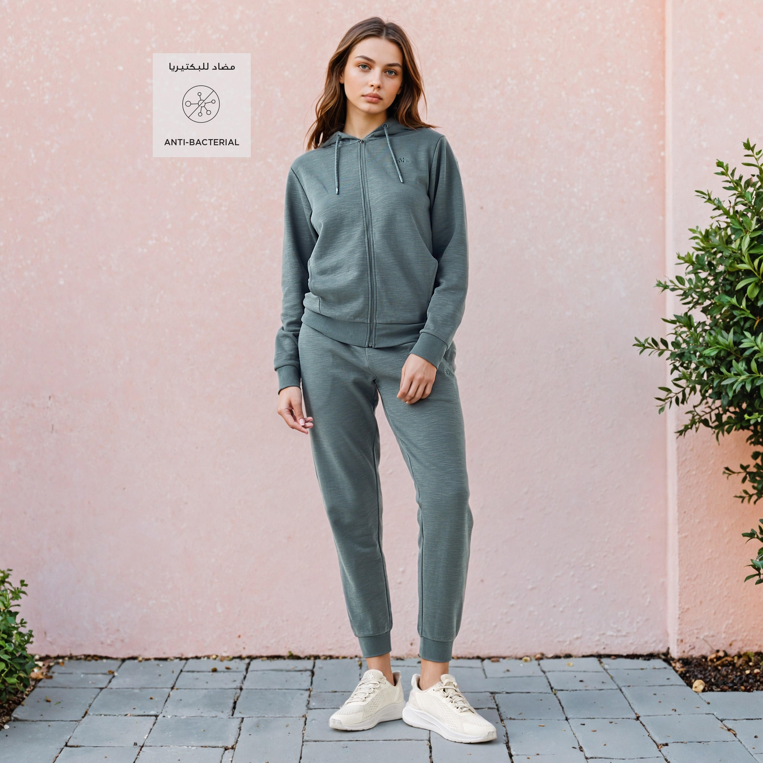 بنطلون رياضي بقصّة عادية ورباط إغلاق وجيوب من كابا-women-clothing-bottoms-joggers-image-4