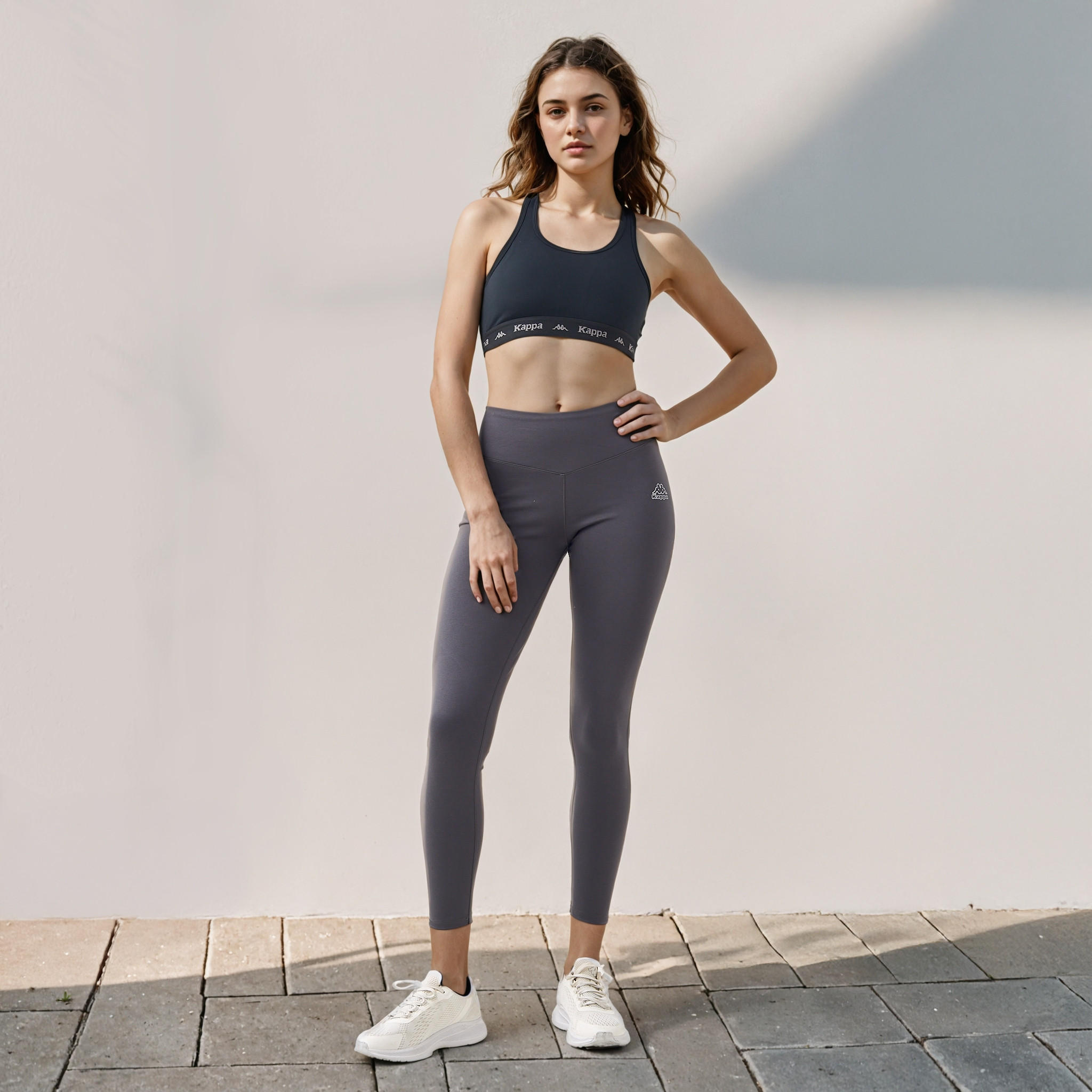Kappa Logo Print Leggings-sports-women-clothing-activewearleggings-image-2
