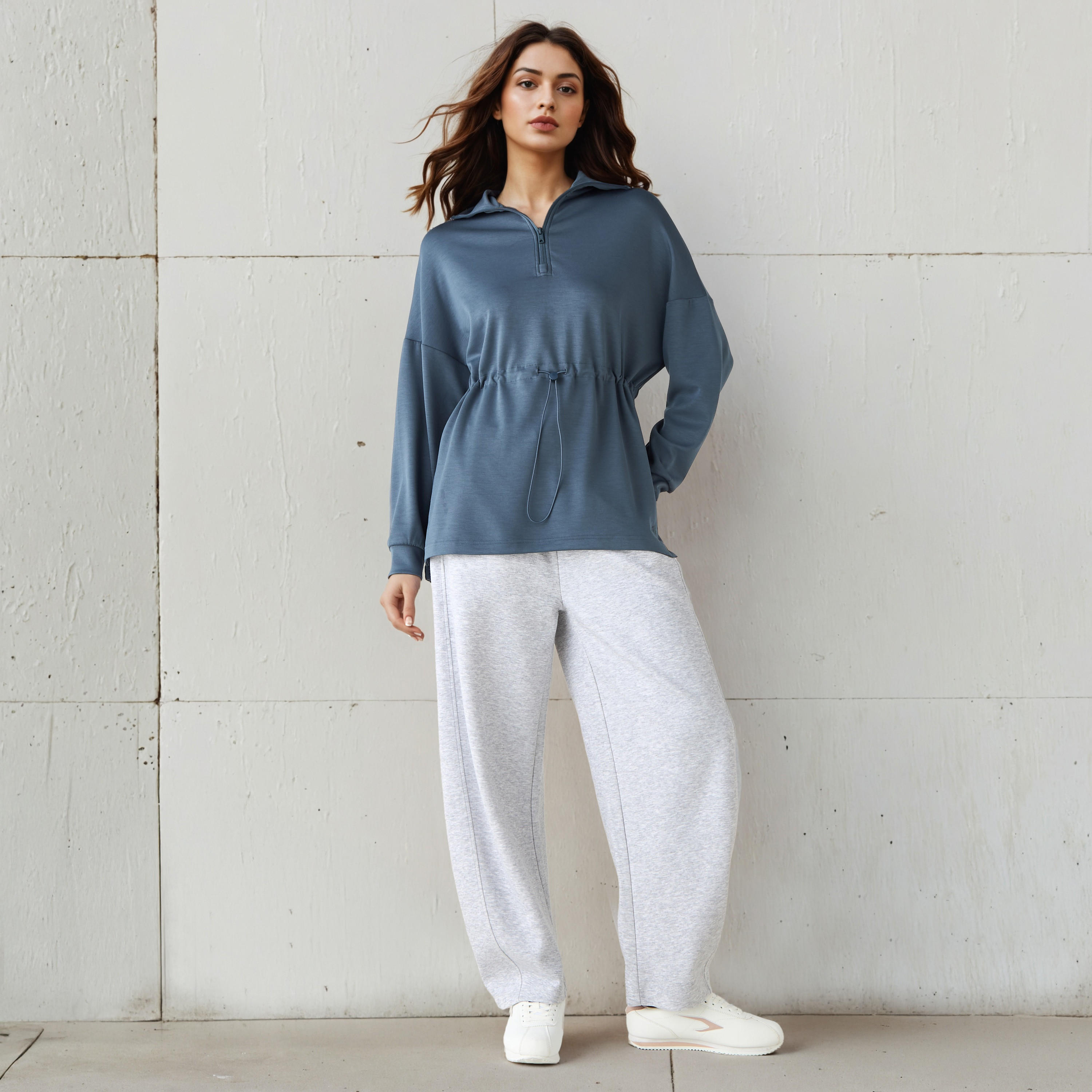 Kappa High Neck Sweatshirt-women-clothing-sportswearandactivewear-hoodiesandsweatshirts-image-2