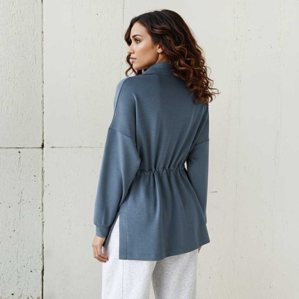 سويت شيرت بياقة عالية من كابا-women-clothing-sportswearandactivewear-hoodiesandsweatshirts-image-3
