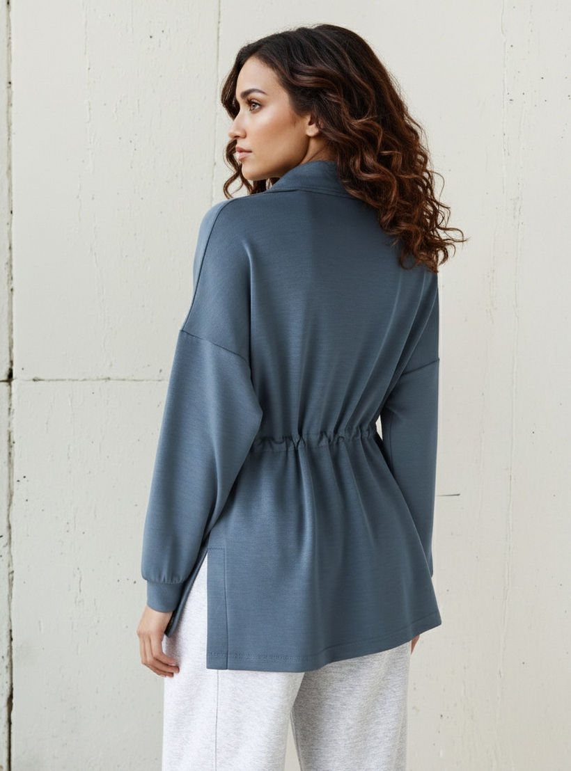 سويت شيرت بياقة عالية من كابا-women-clothing-sportswearandactivewear-hoodiesandsweatshirts-image-3