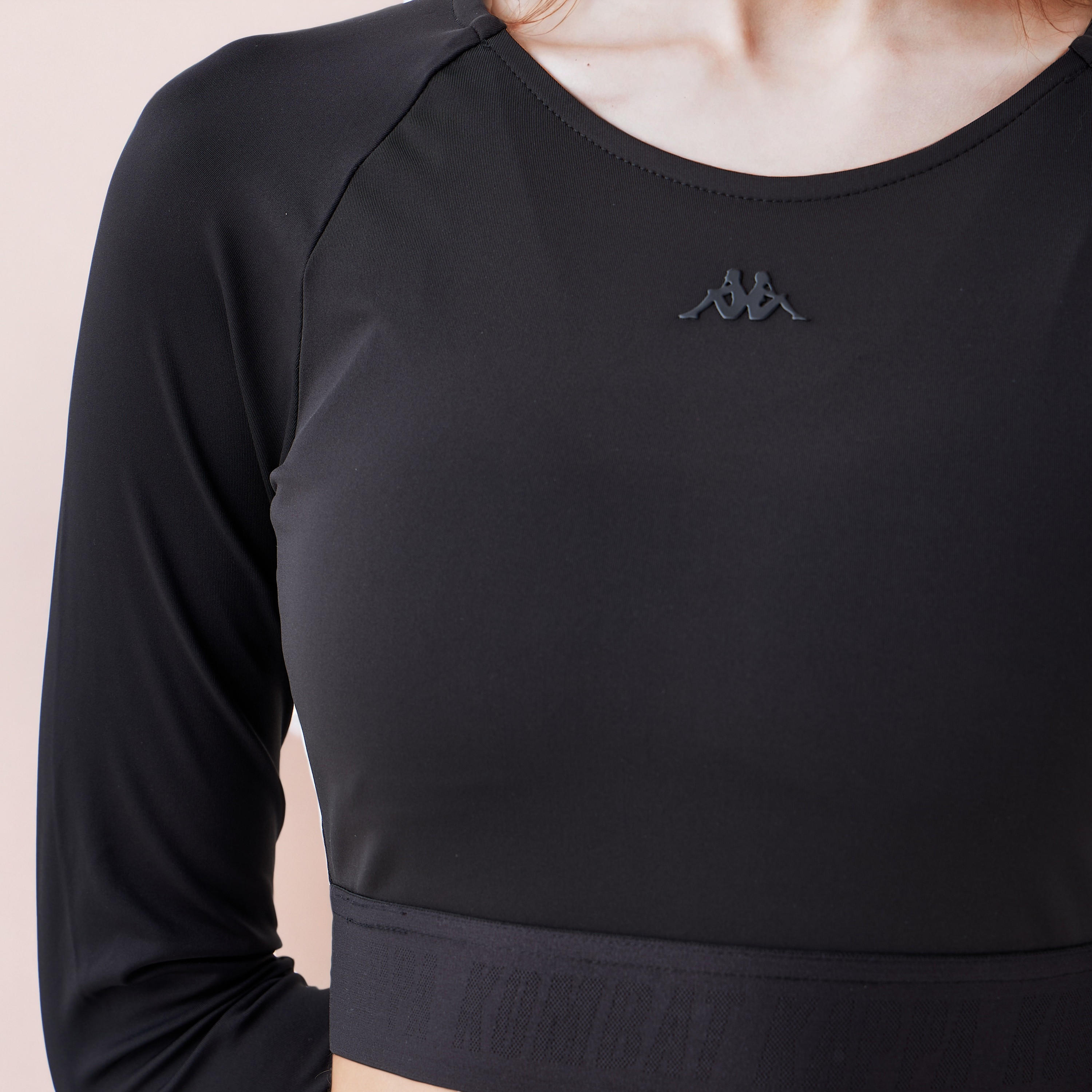 Kappa Long Sleeve Crop T-shirt-women-clothing-tshirts-image-5